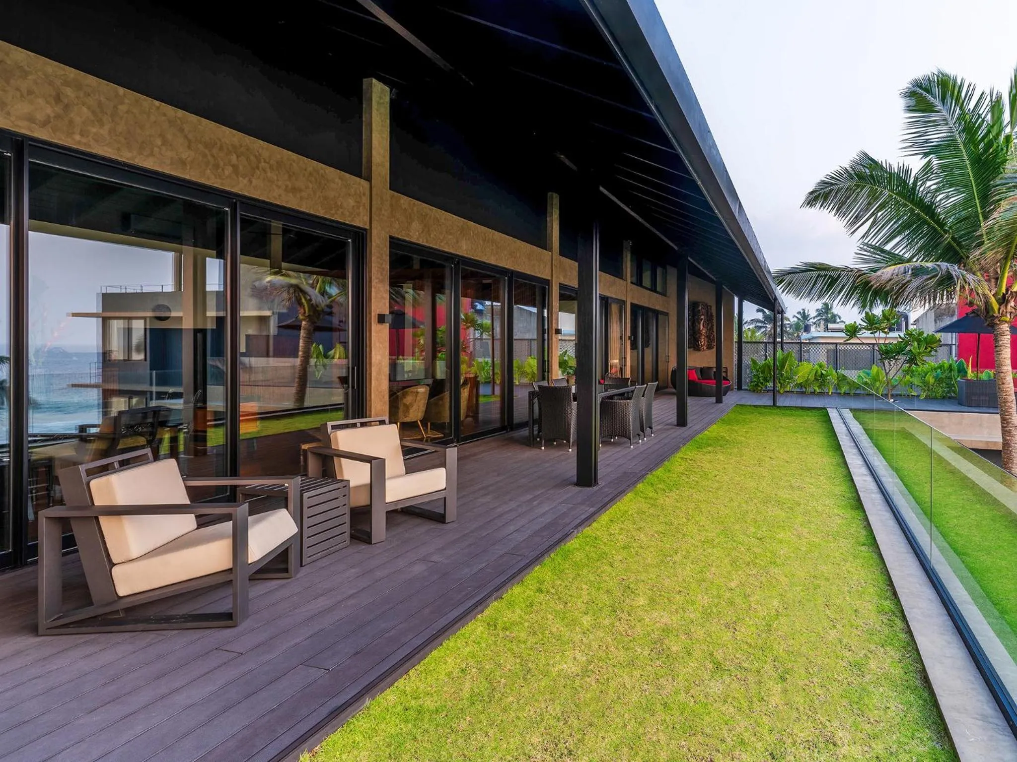 Balcony/Terrace in DORMERO Hotel Sri Lanka Hikkaduwa Beach