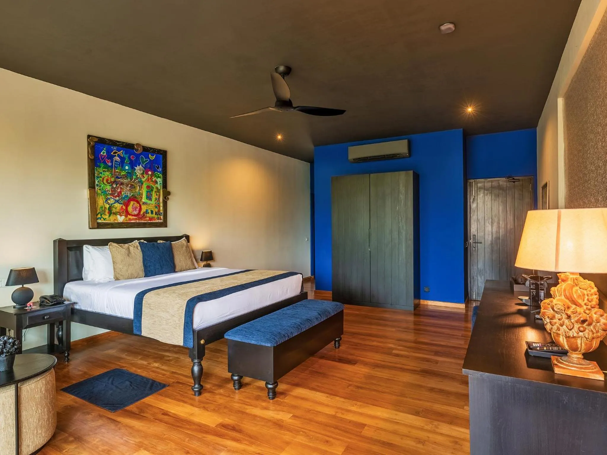 Photo of the whole room, Bed in DORMERO Hotel Sri Lanka Hikkaduwa Beach
