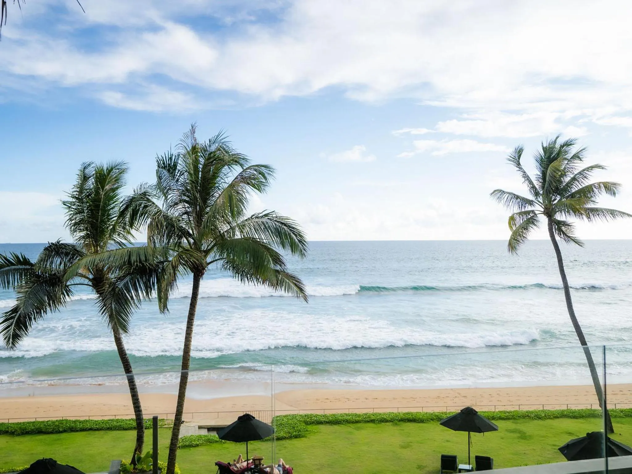 Garden view in DORMERO Hotel Sri Lanka Hikkaduwa Beach