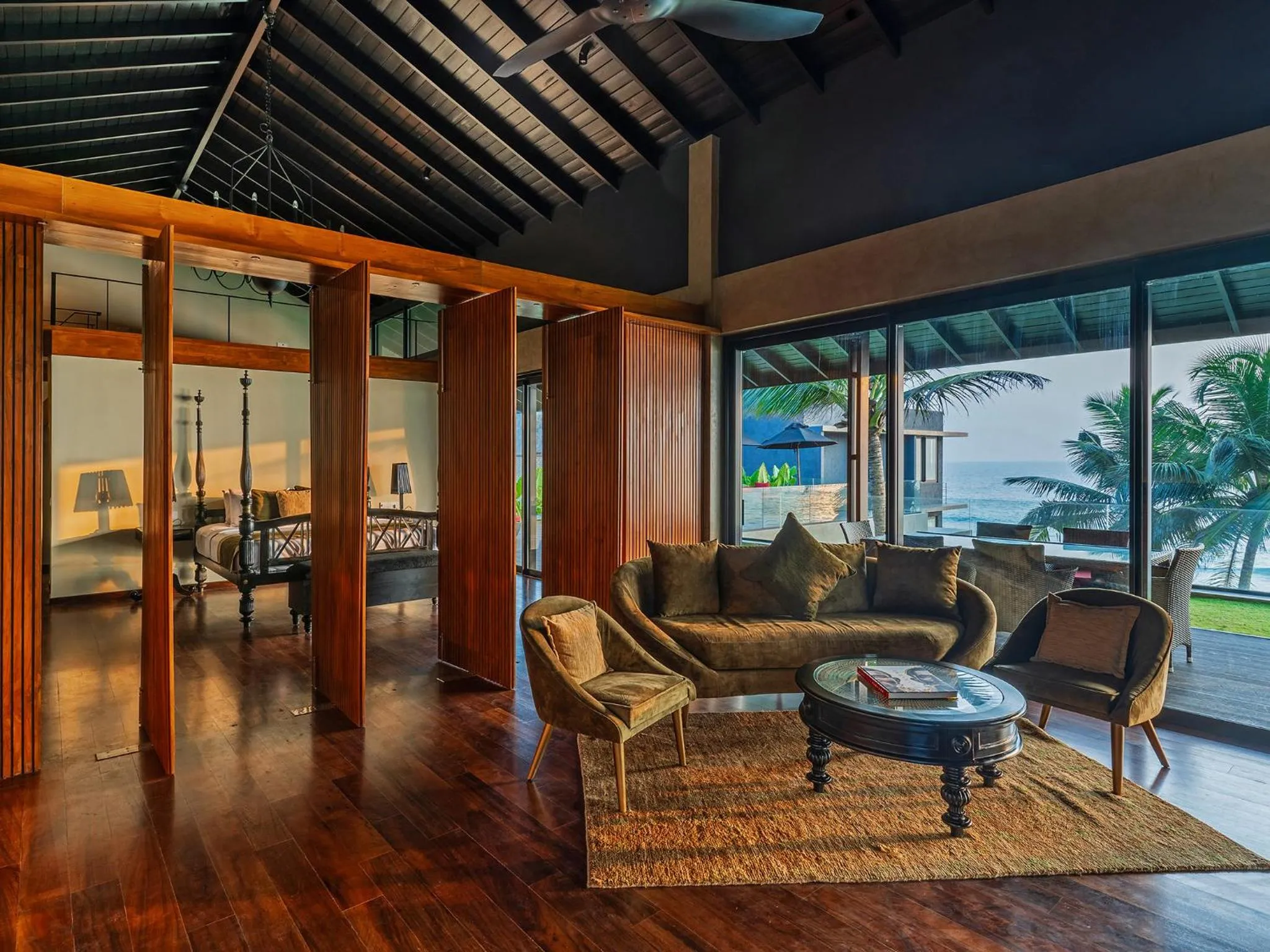 Living room in DORMERO Hotel Sri Lanka Hikkaduwa Beach