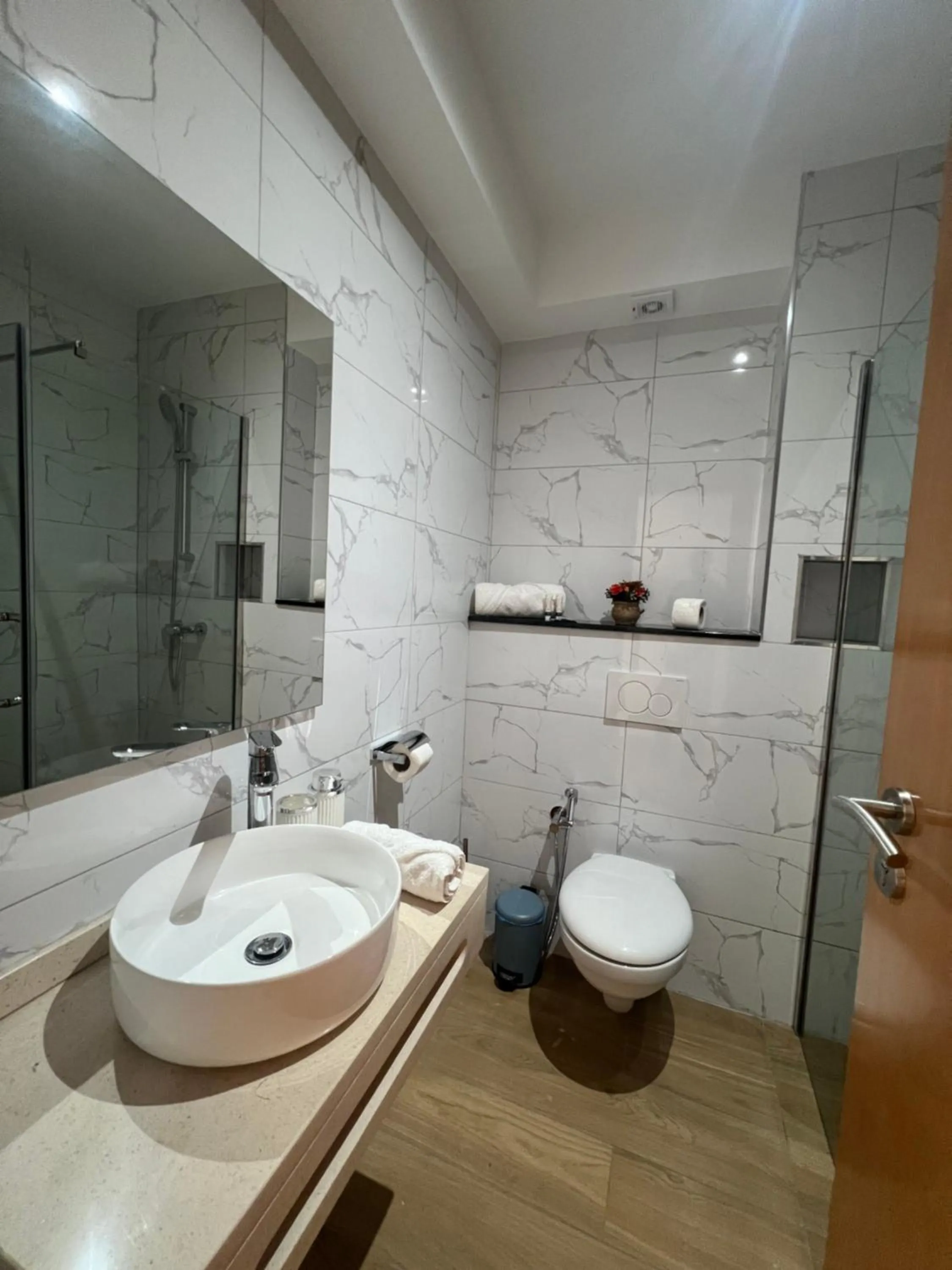 Bathroom in Hôtel Blue Sky
