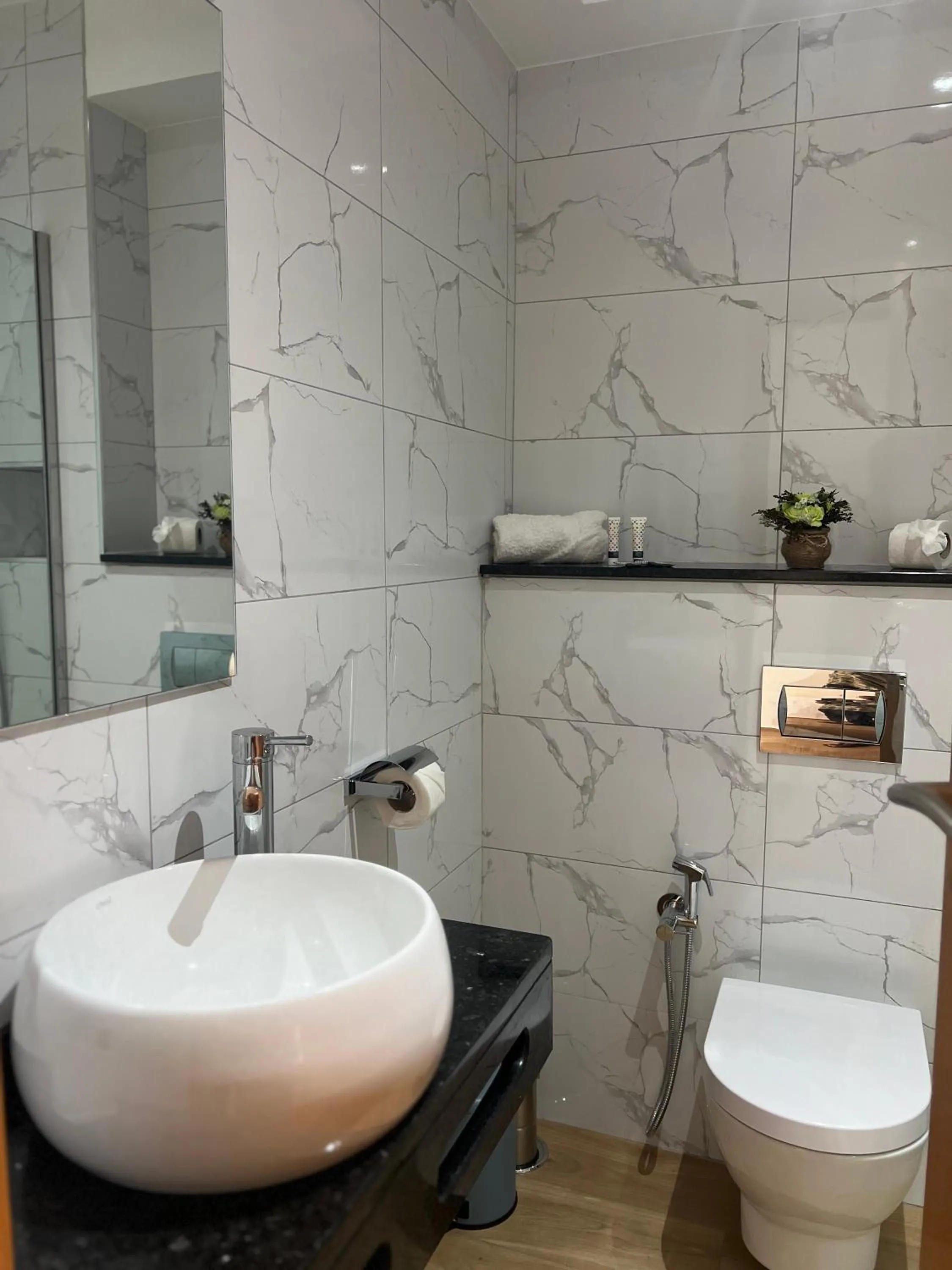 Bathroom in Hôtel Blue Sky