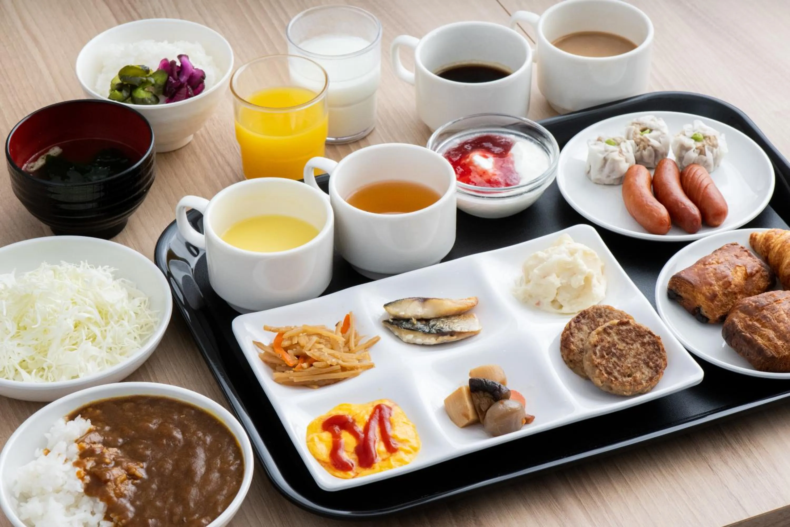 Buffet breakfast in Urvest Hotel Kamata