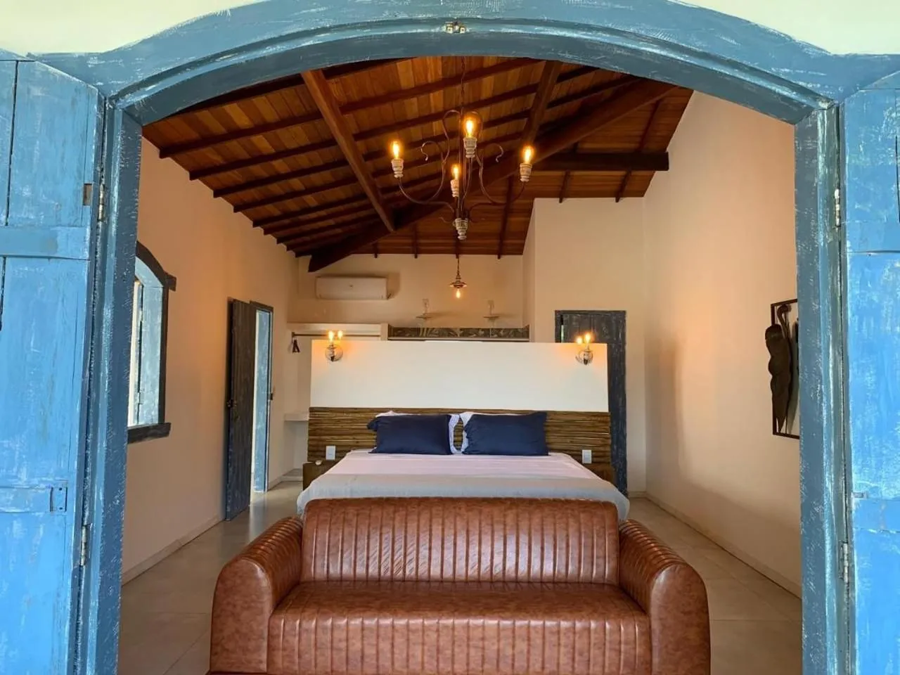 Bedroom, Bed in Villa Maree Bahia