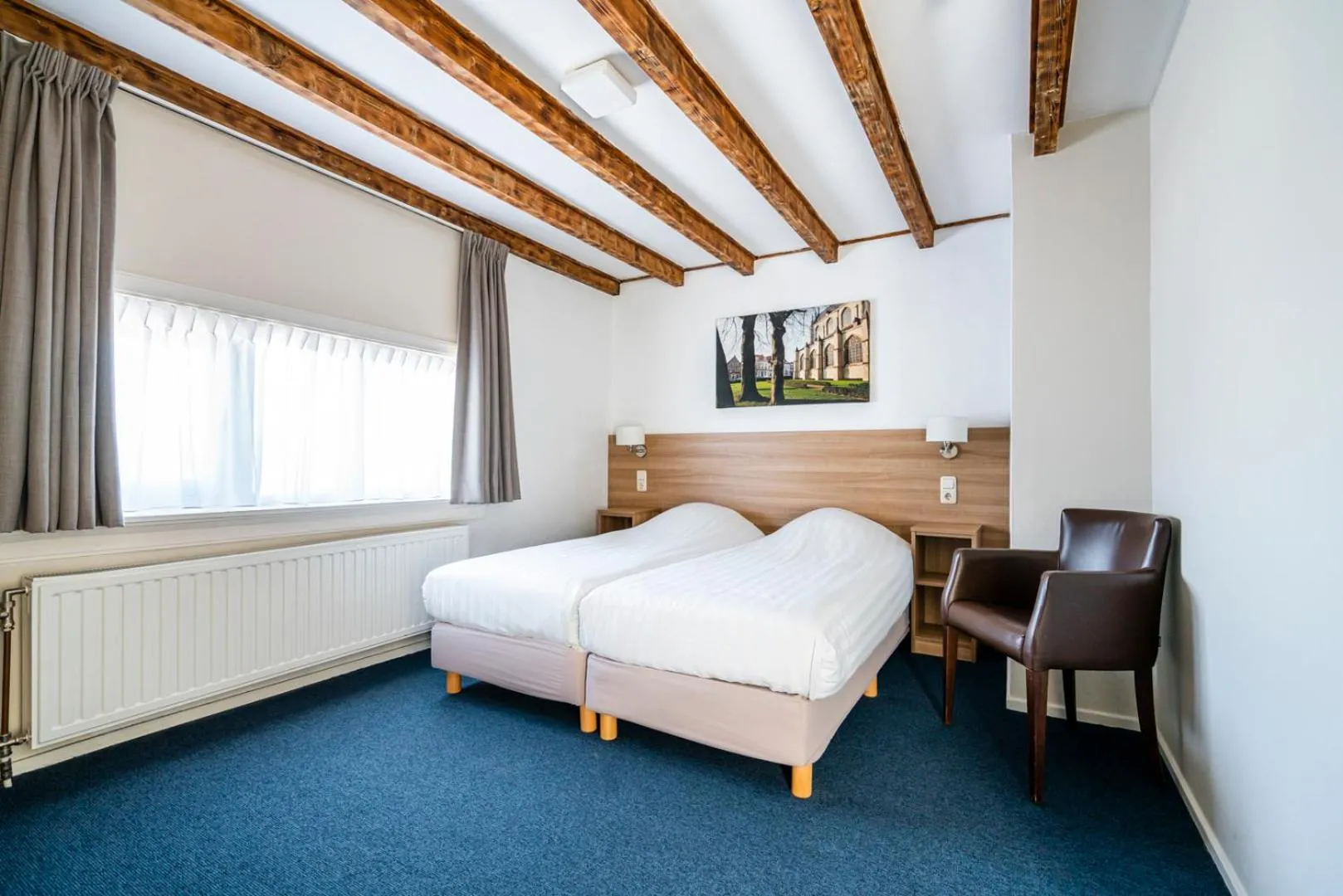 Bed in Hotel Hulst