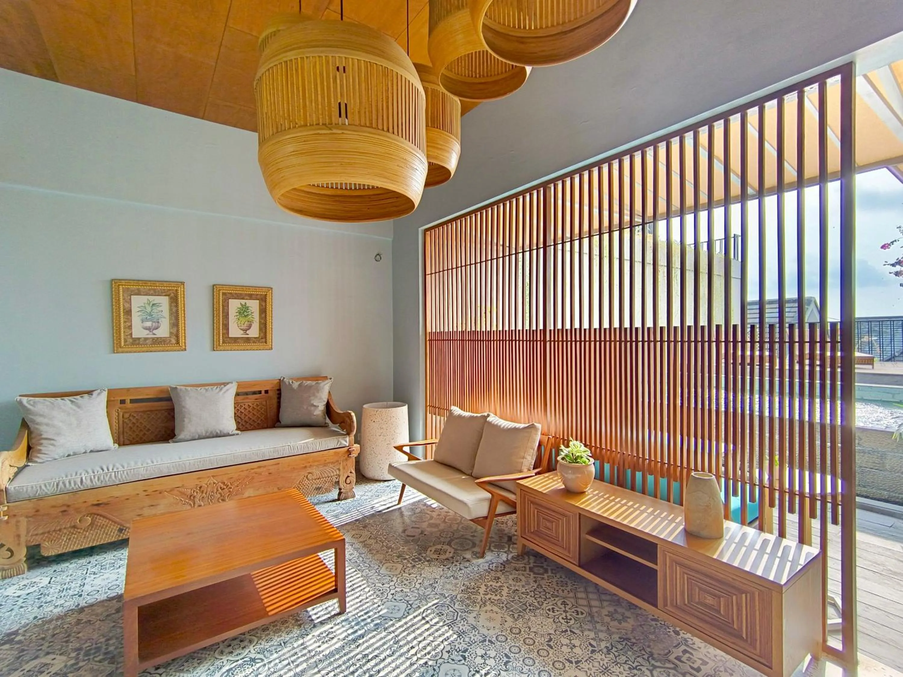 Communal lounge/ TV room in Biloba Villas and Suites Canggu