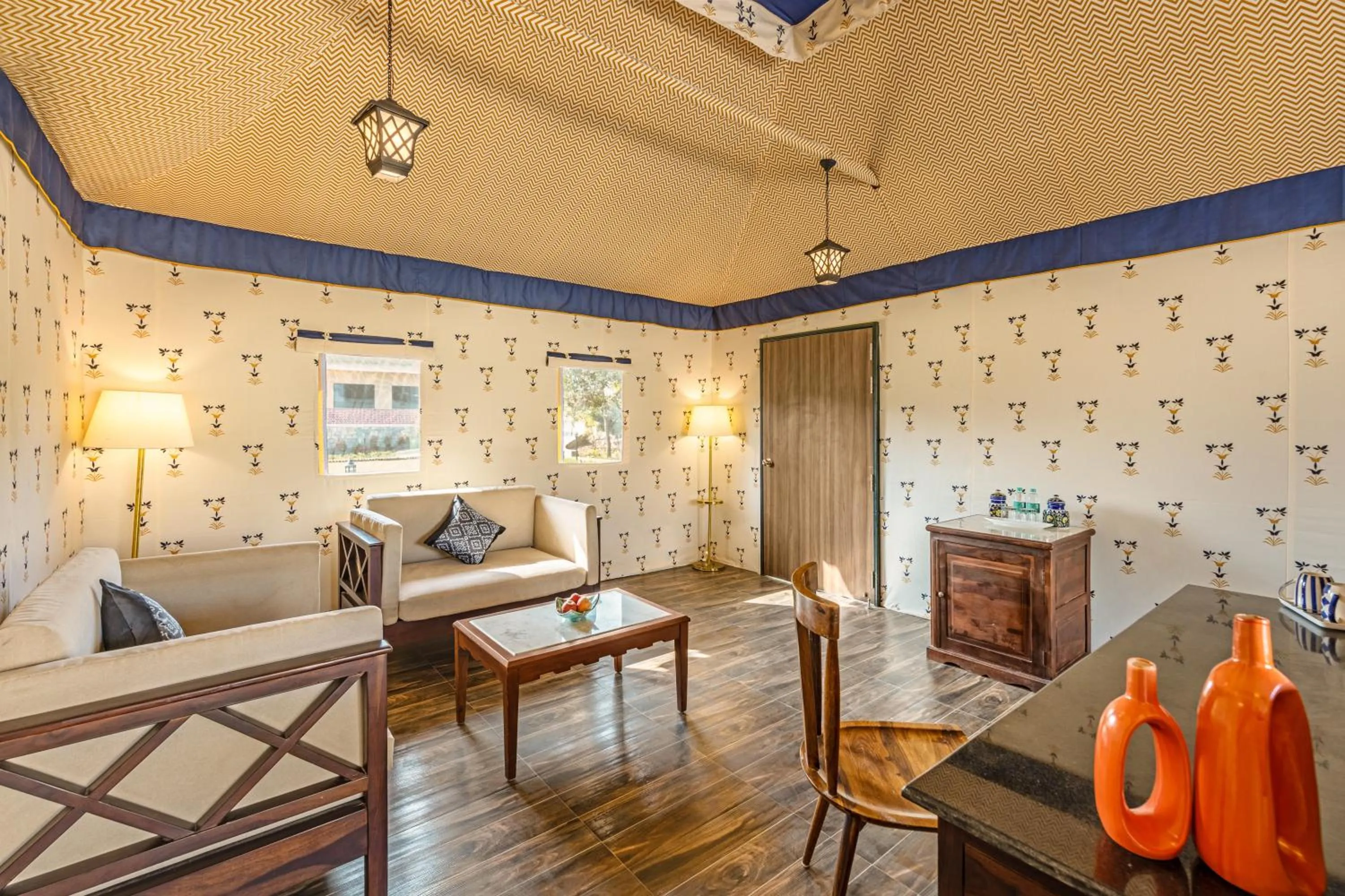 Living room in Sterling ReWild Sariska