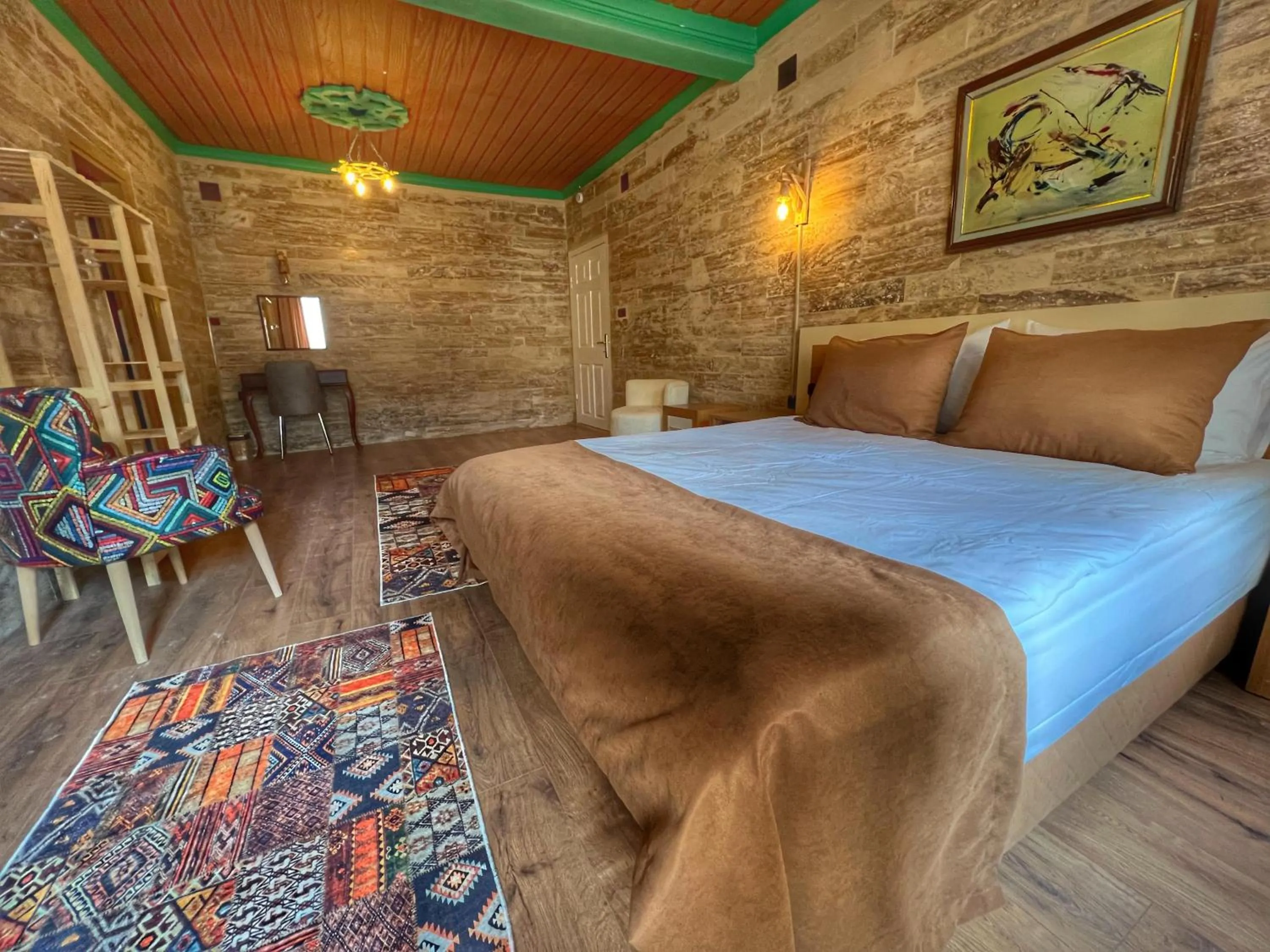 Bed in Arton İn Cappadocia