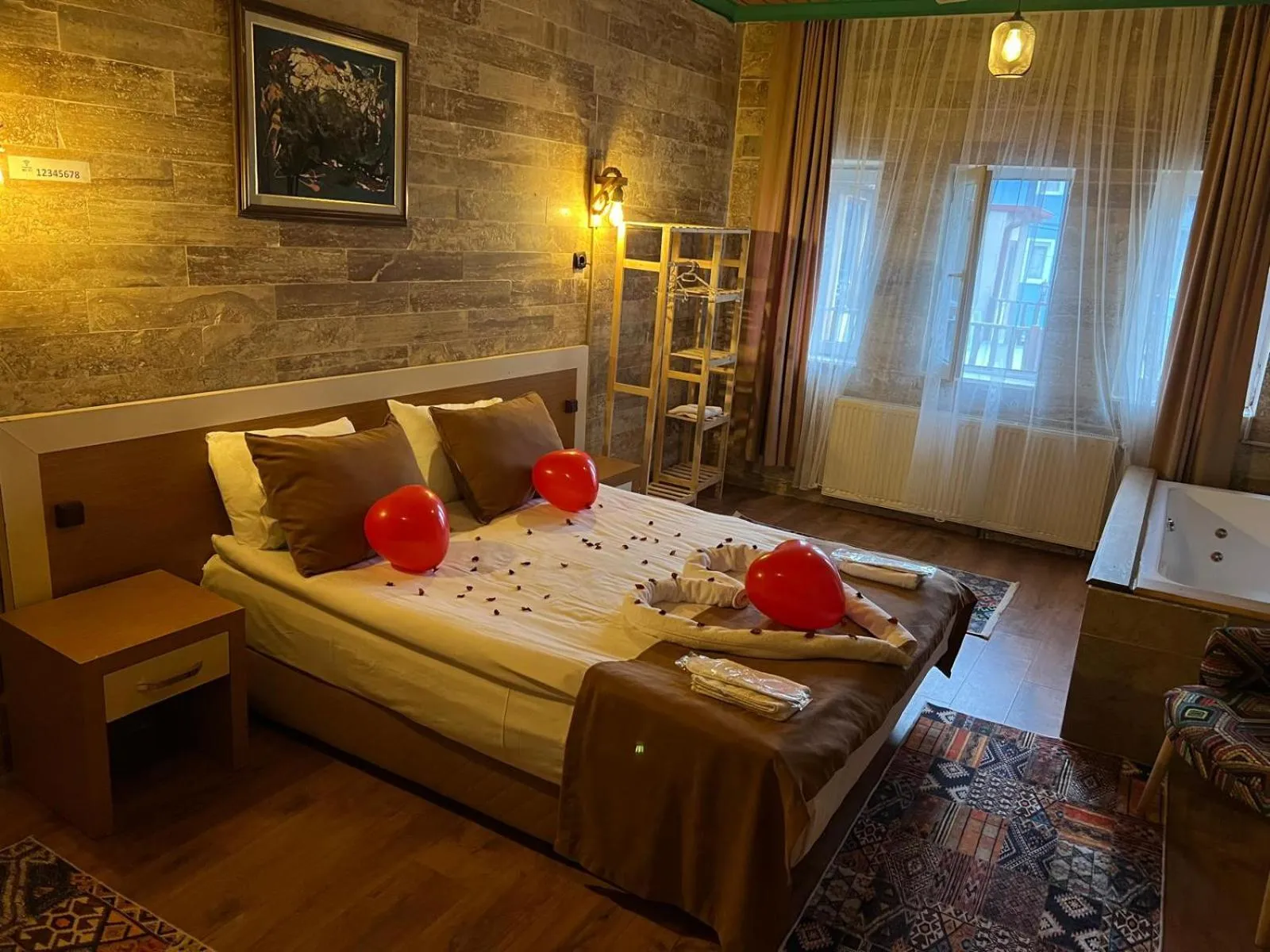 Photo of the whole room, Bed in Arton İn Cappadocia