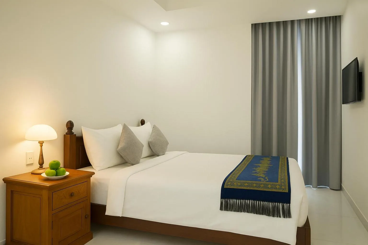 Bed in Try Residence, The Elysée Koh Pich