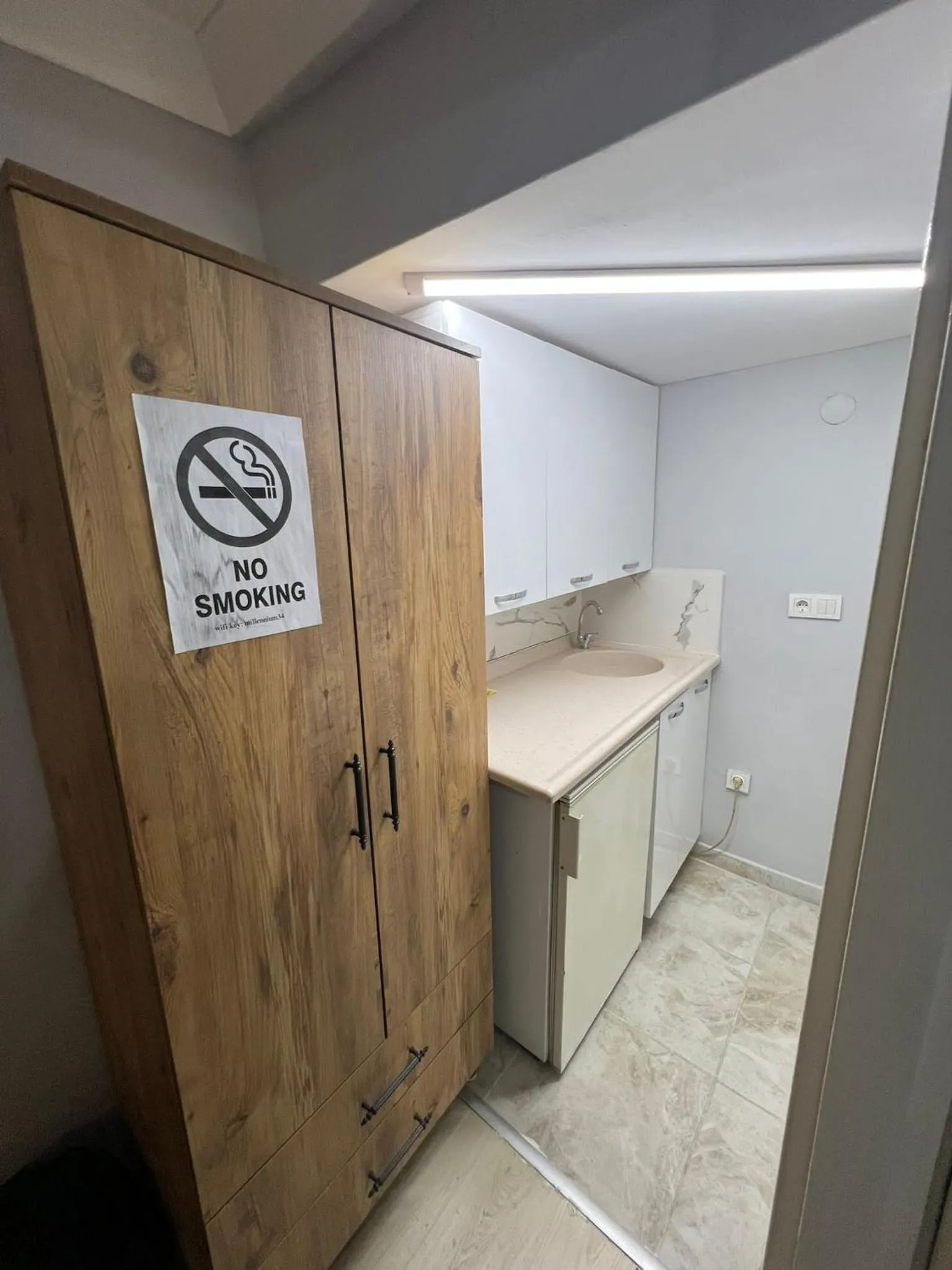 Kitchen or kitchenette in Taksim Milenyum Suites