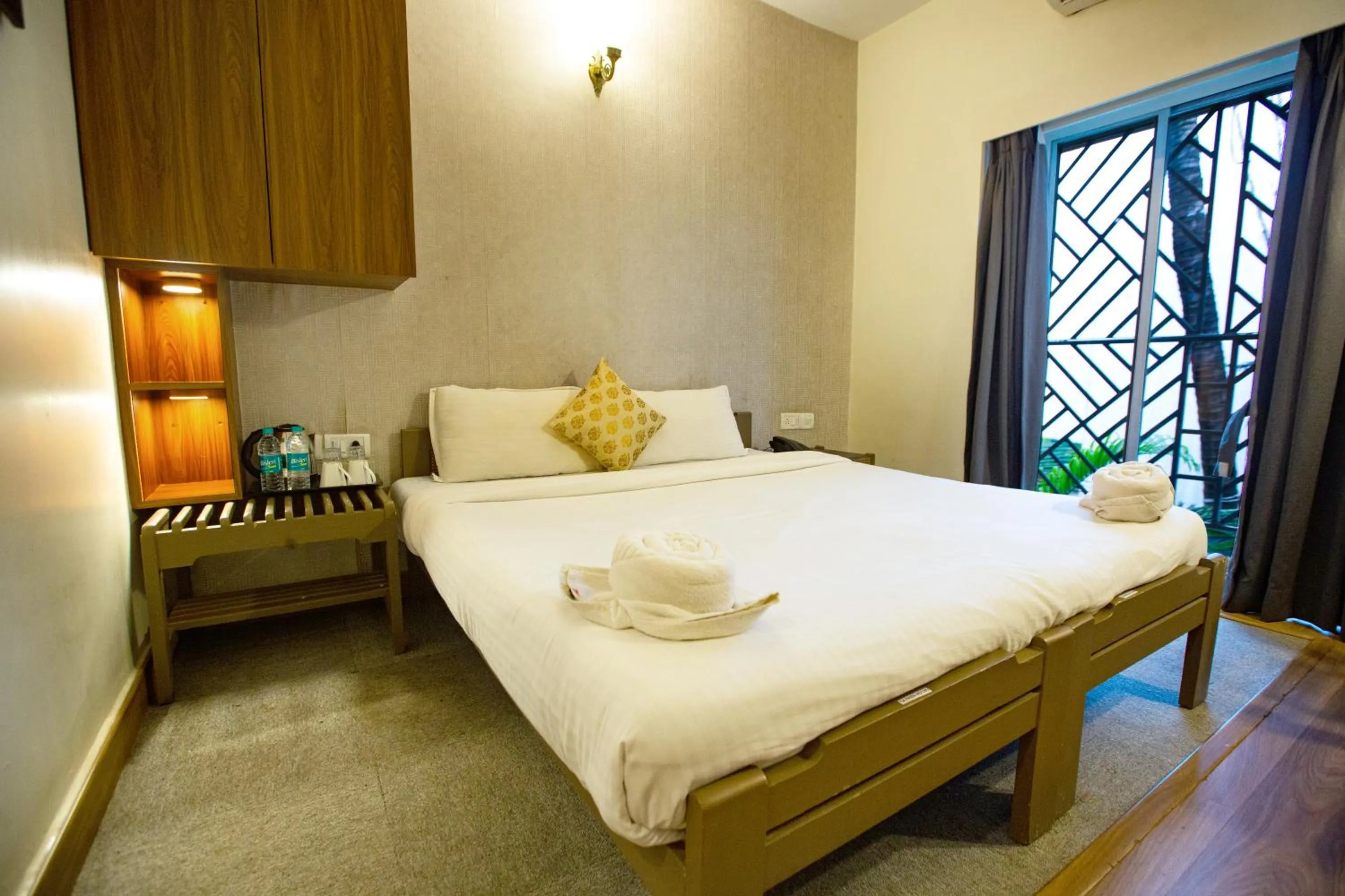 Bed in Hotel Bela Goa