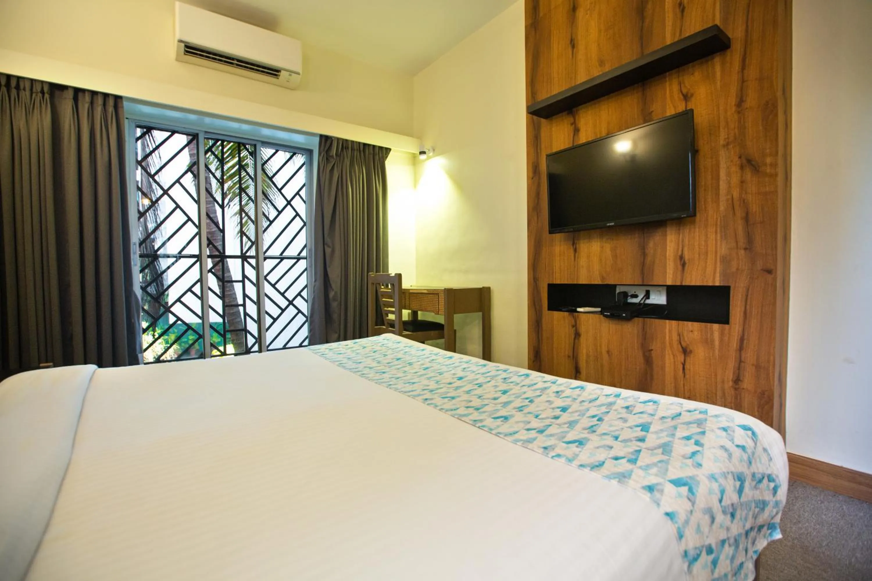 Bed in Hotel Bela Goa