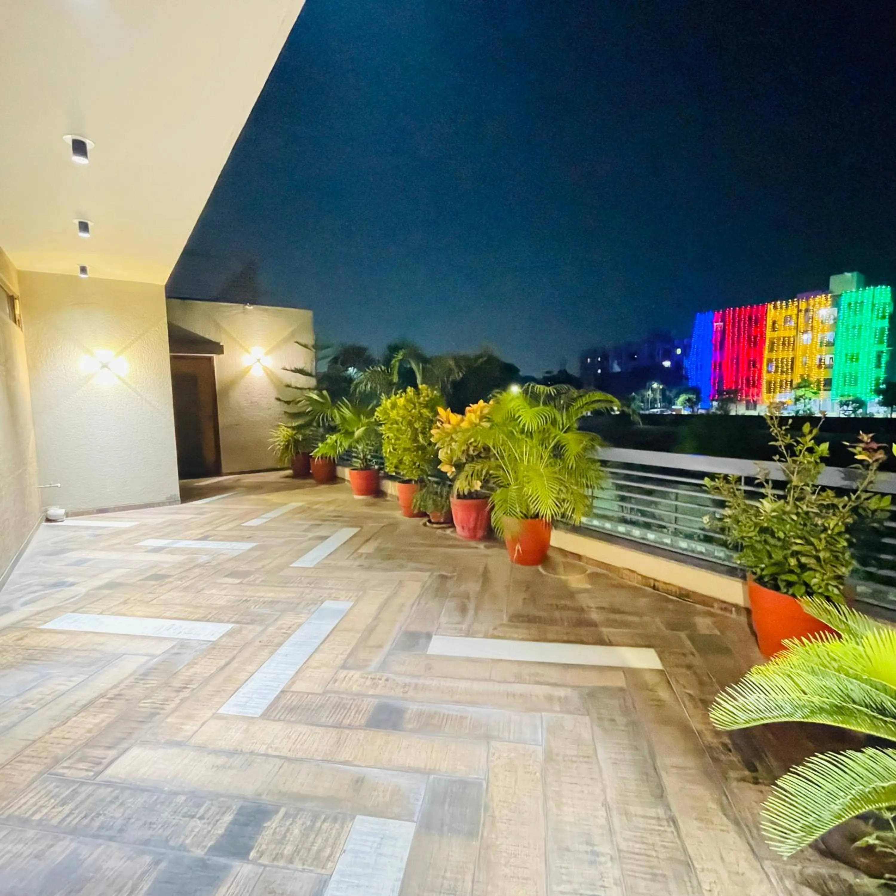 Garden in Nisarg’s stays