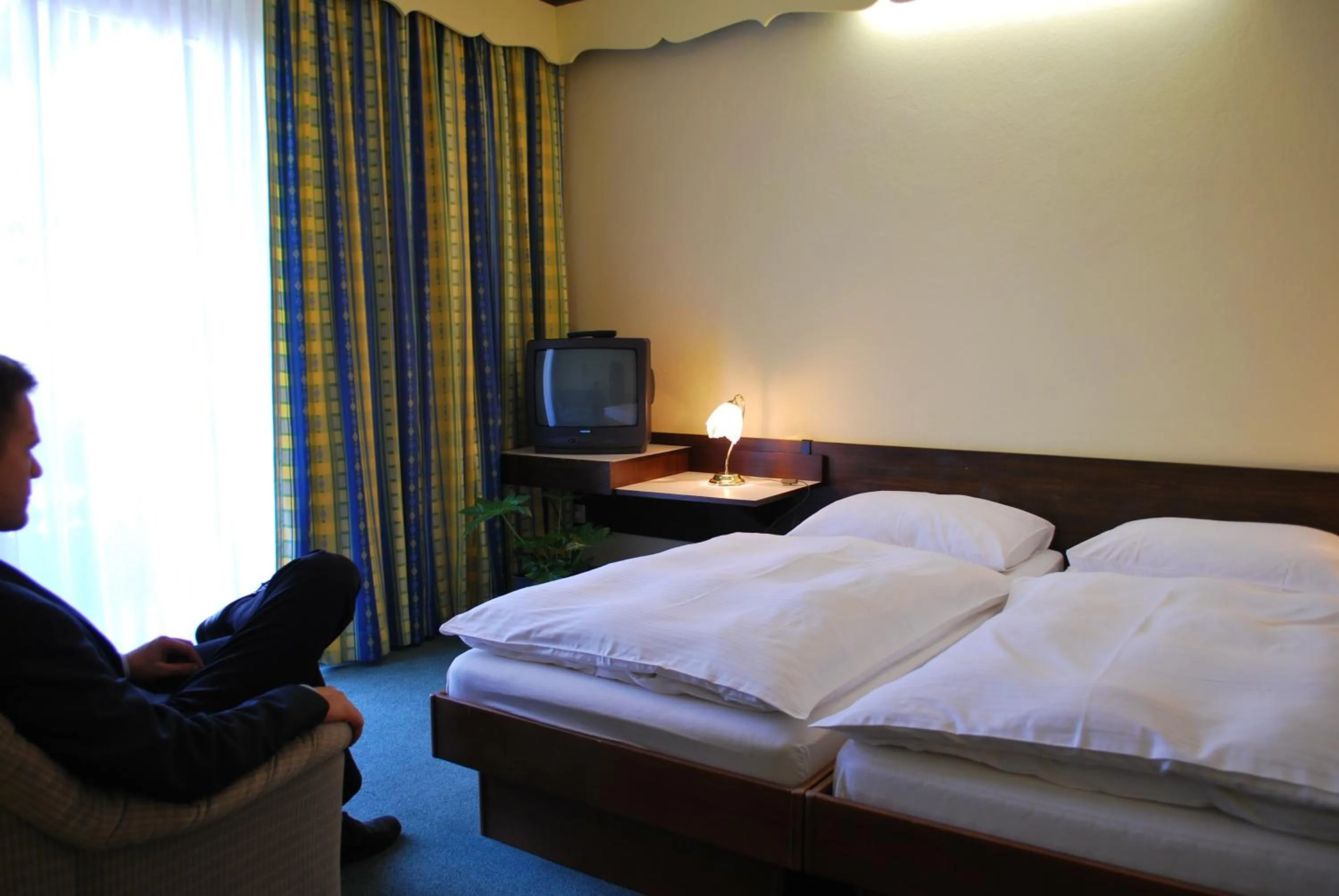 Photo of the whole room, Bed in Hotel Gasthof Scheer