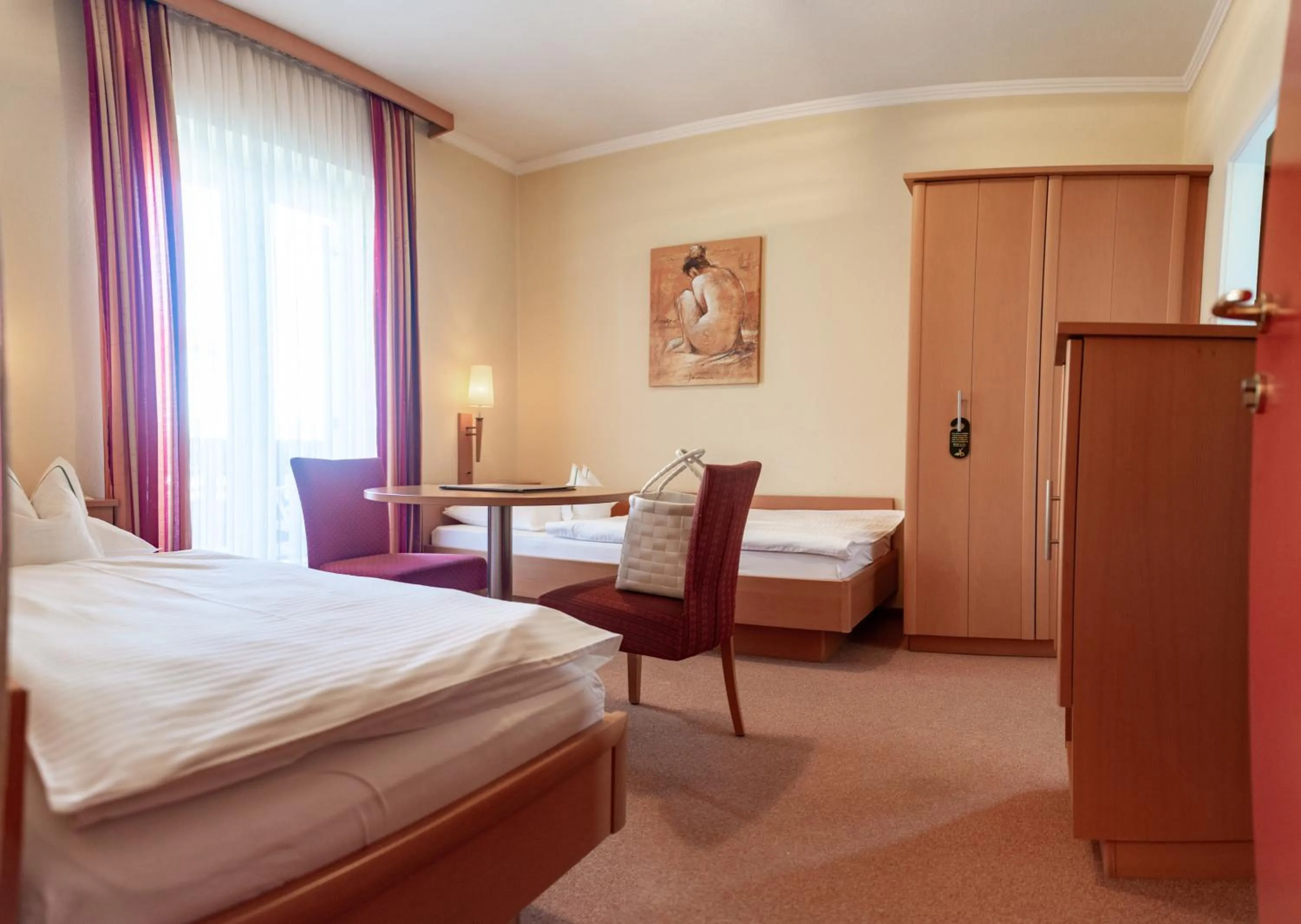 Photo of the whole room, Bed in Hotel Gasthof Scheer