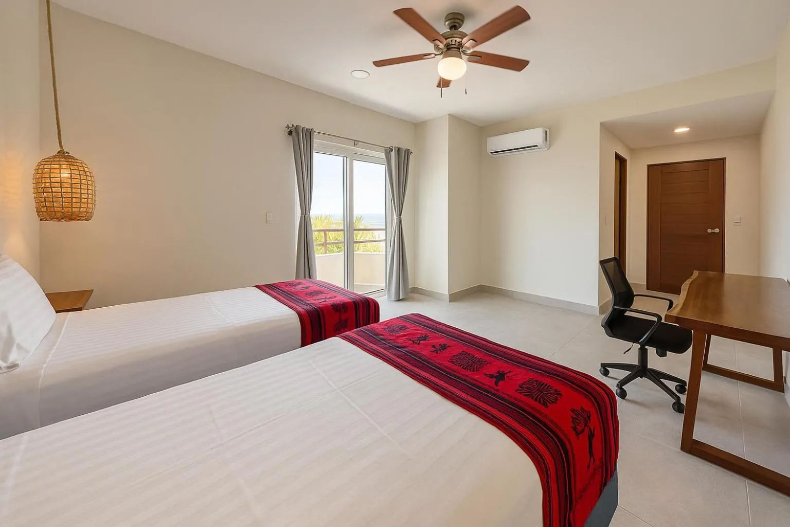 Bedroom, Bed in Oneiro Suites with Sea View
