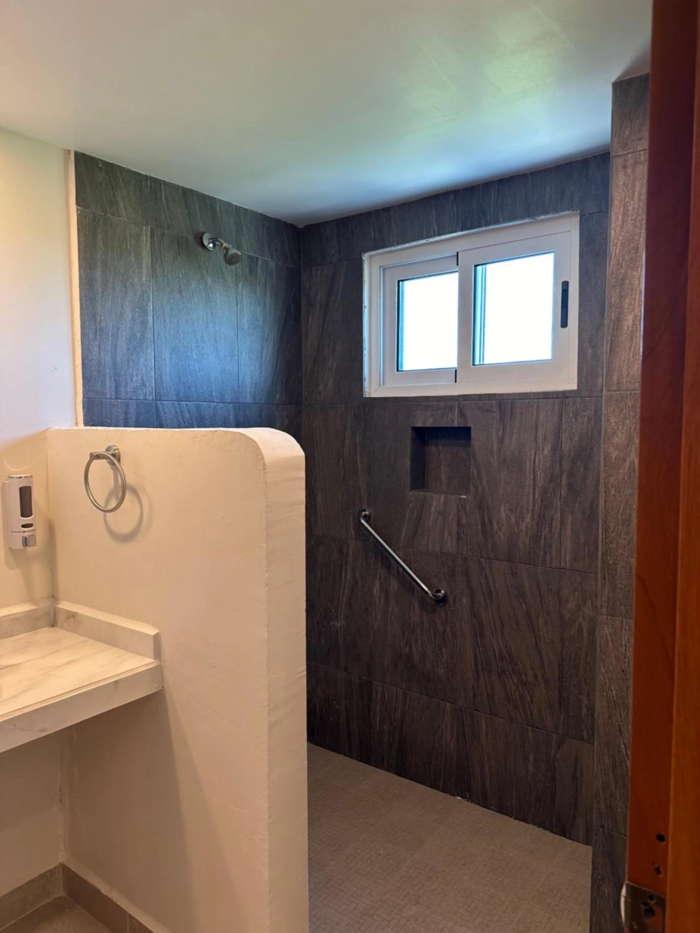 Bathroom in Oneiro Suites with Sea View