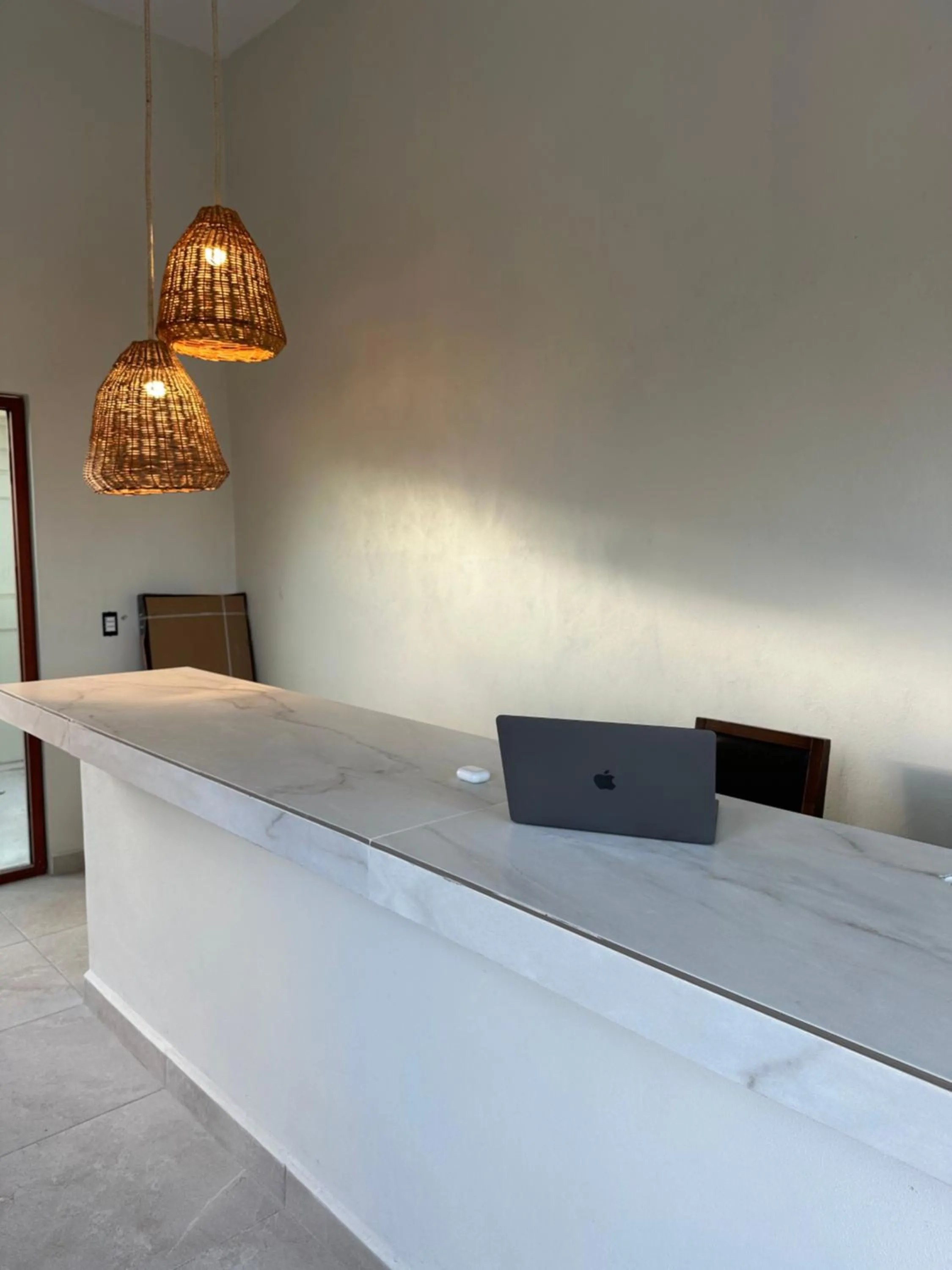 Lobby or reception in Oneiro Suites with Sea View