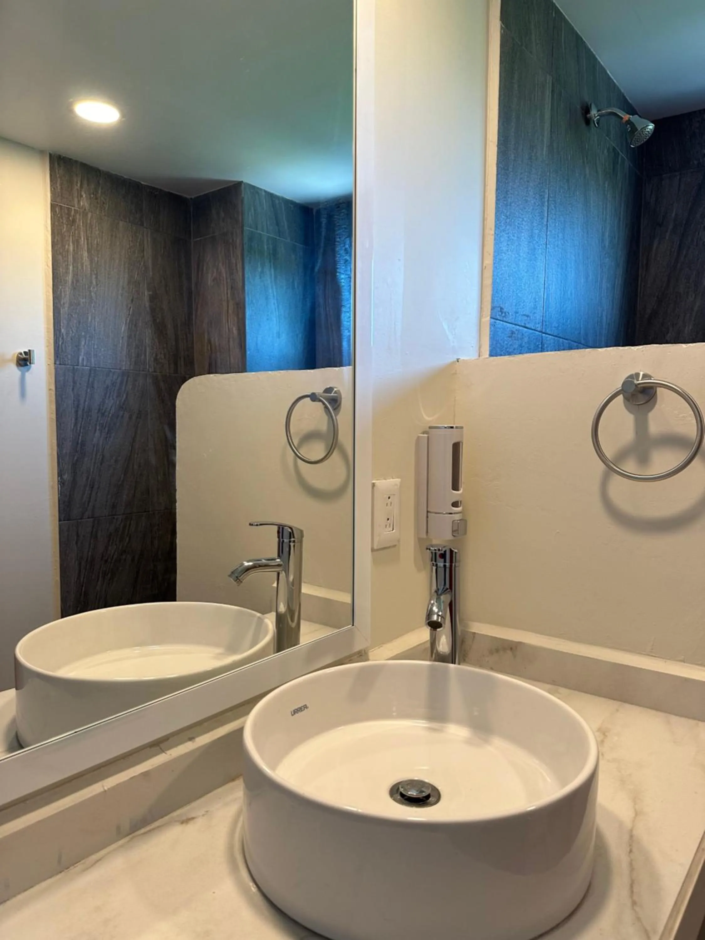 Bathroom in Oneiro Suites with Sea View
