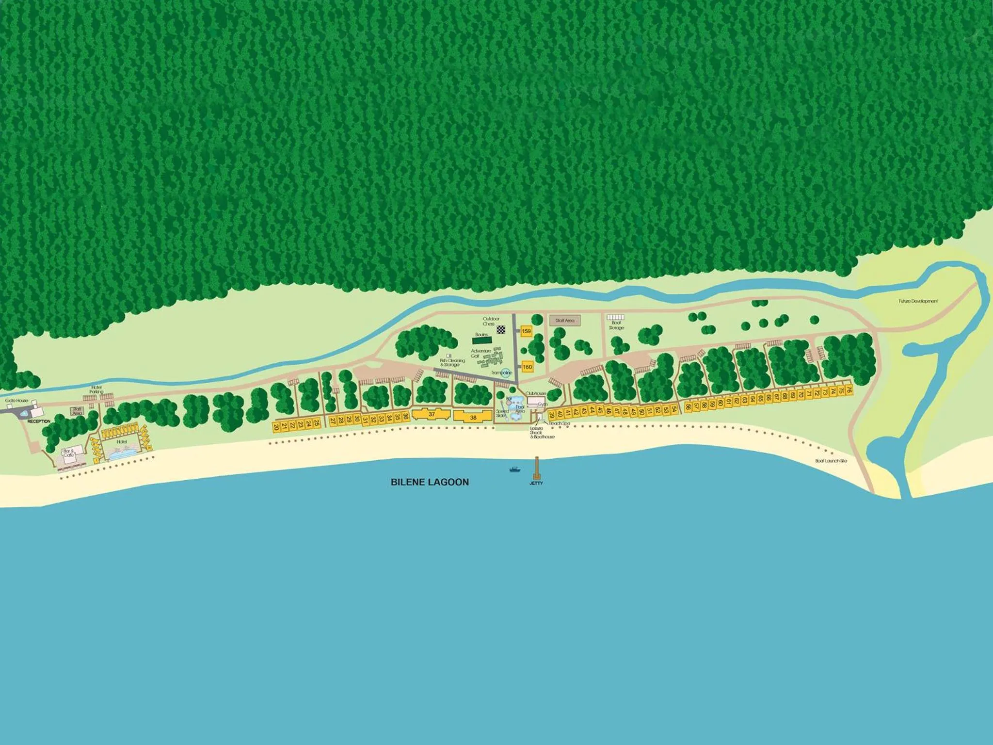 Floor plan in San Martinho Beach Club