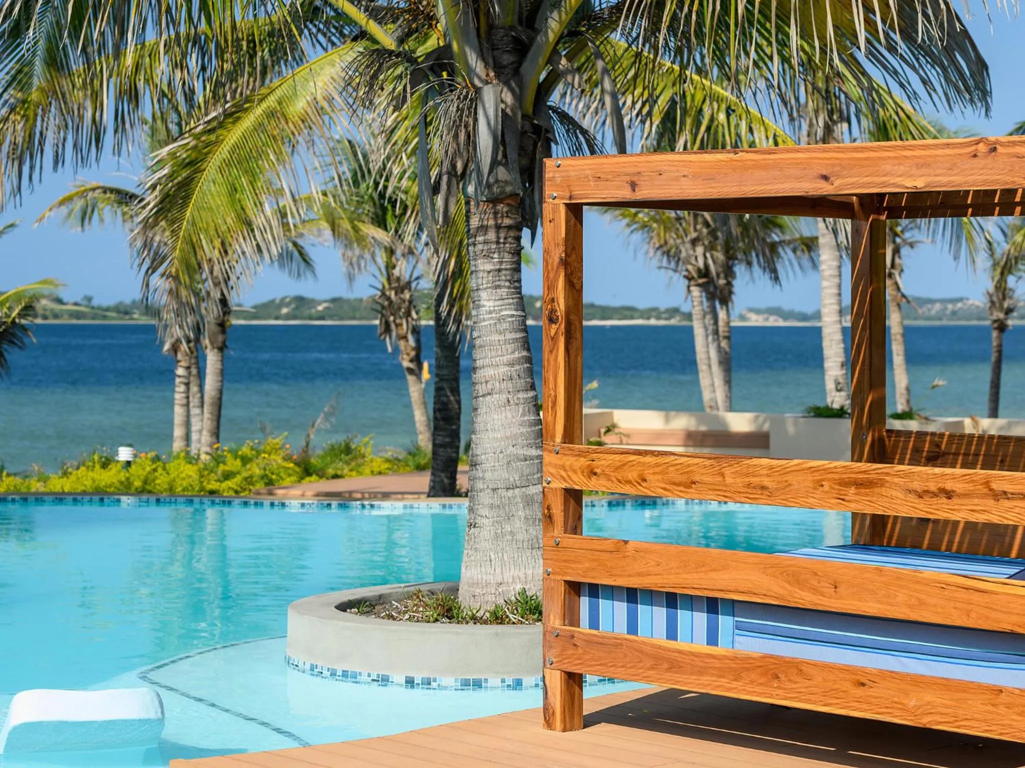 On site in San Martinho Beach Club