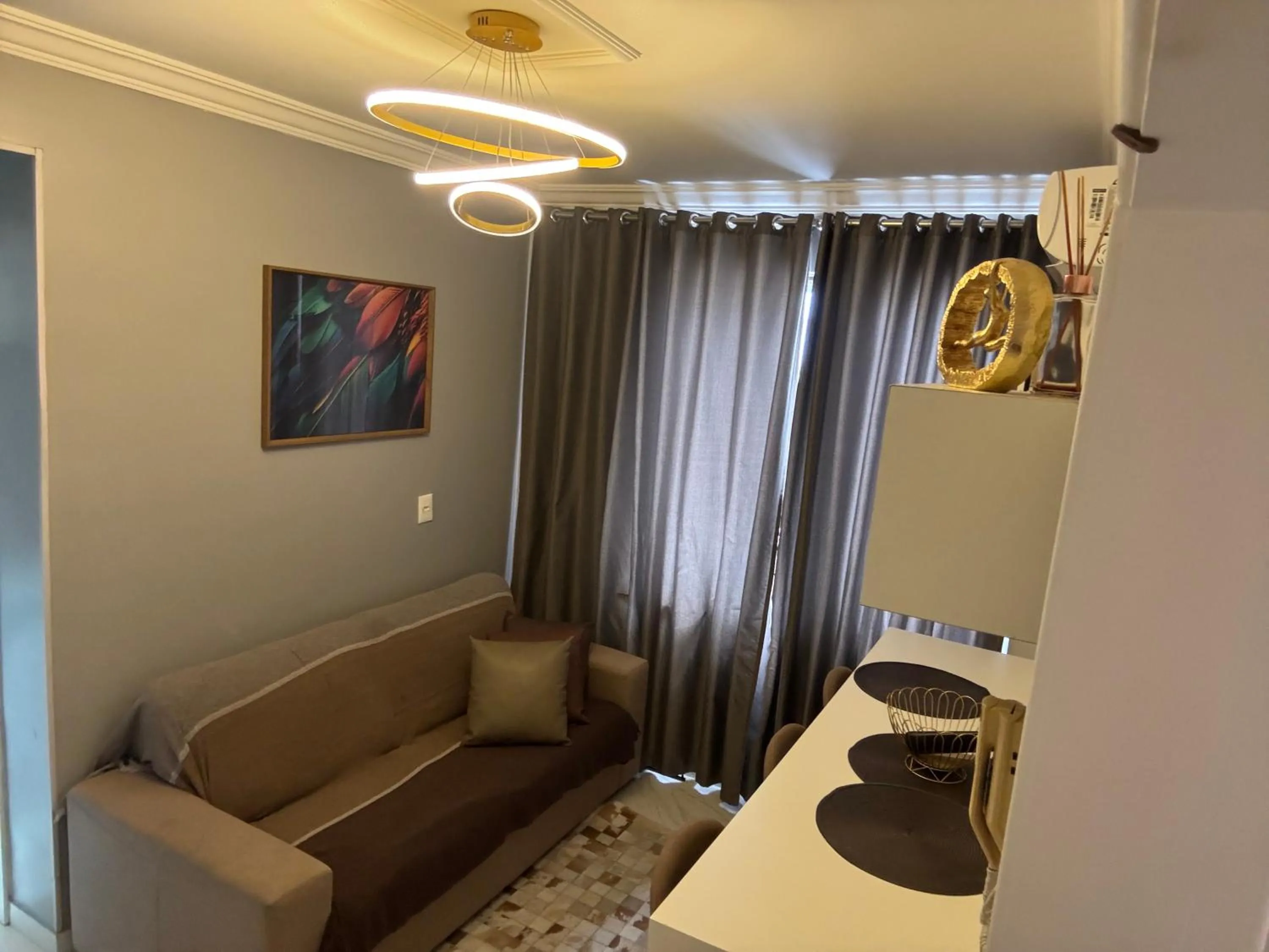Seating area in Apto 1 dorm - San Francisco - localização perfeita