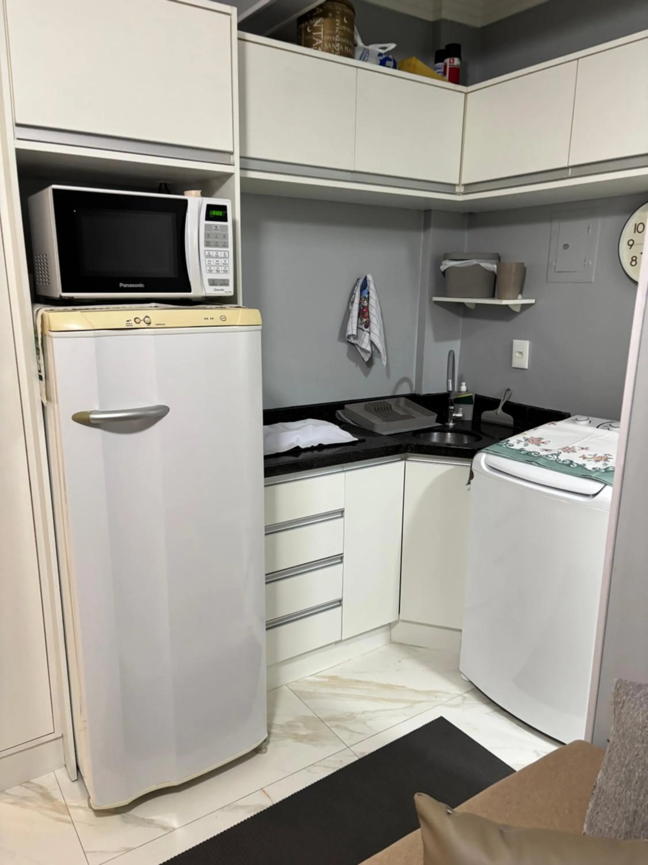 Kitchen or kitchenette in Apto 1 dorm - San Francisco - localização perfeita