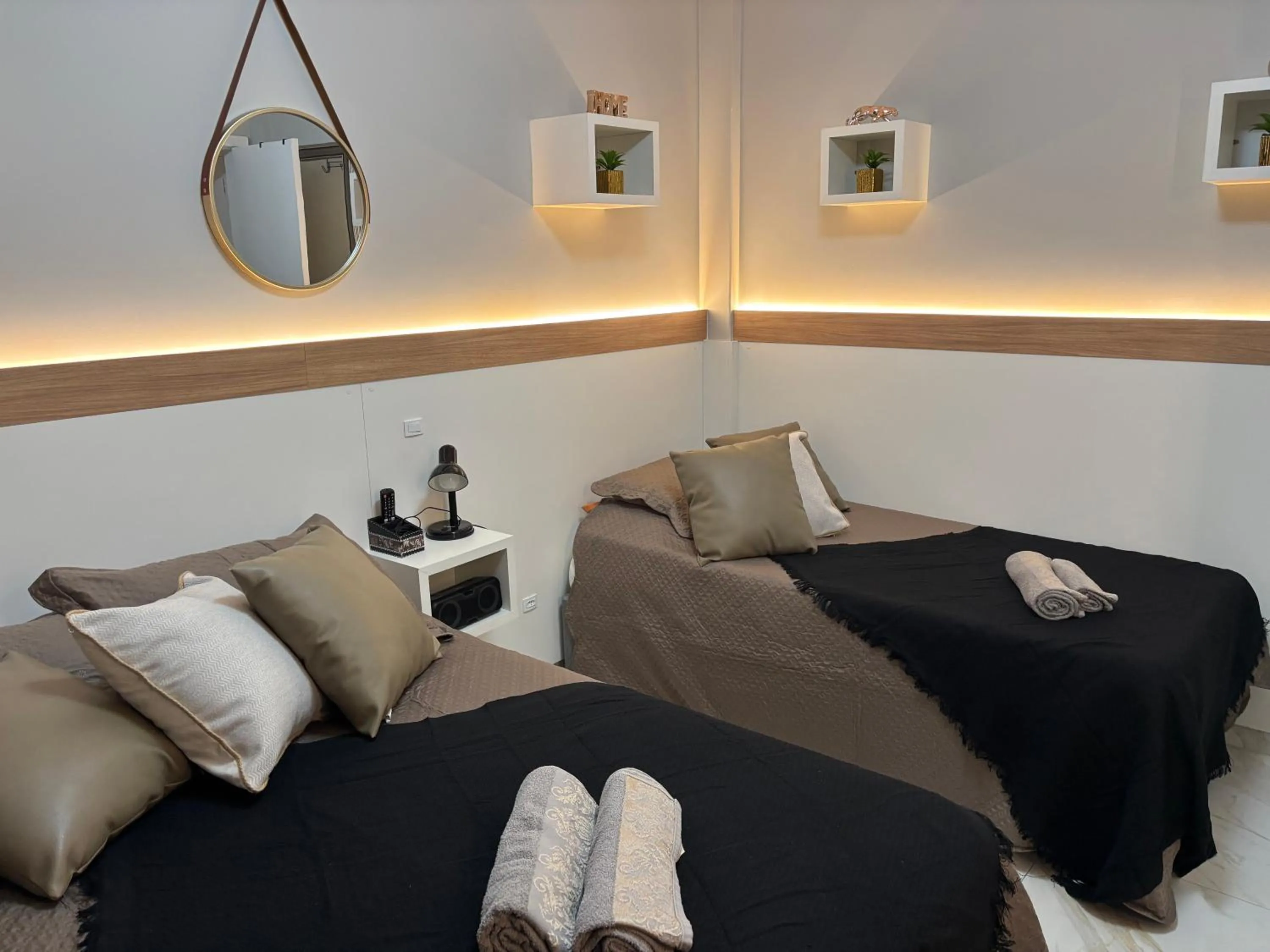 Bedroom, Bed in Apto 1 dorm - San Francisco - localização perfeita