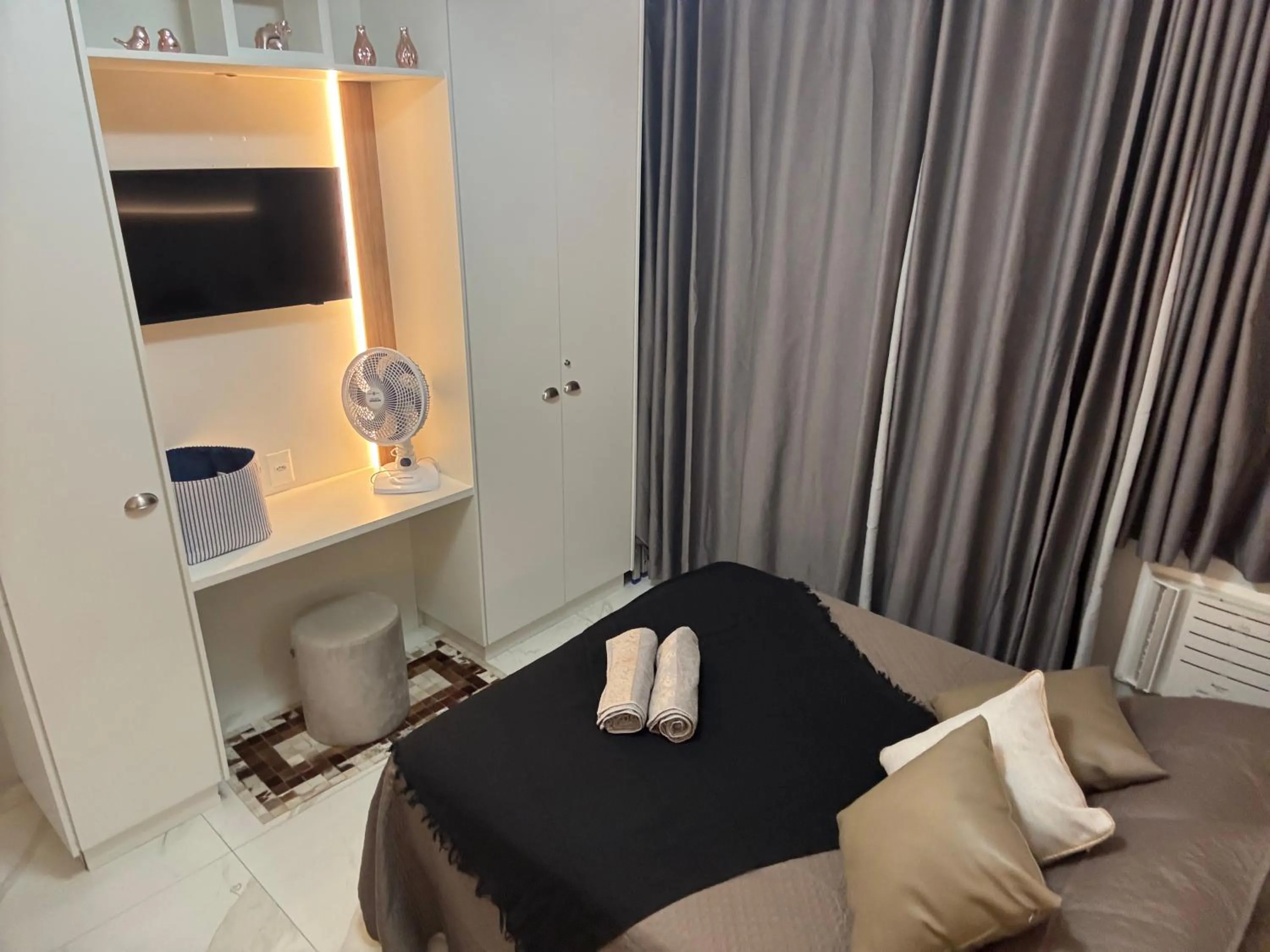 Photo of the whole room, Bed in Apto 1 dorm - San Francisco - localização perfeita
