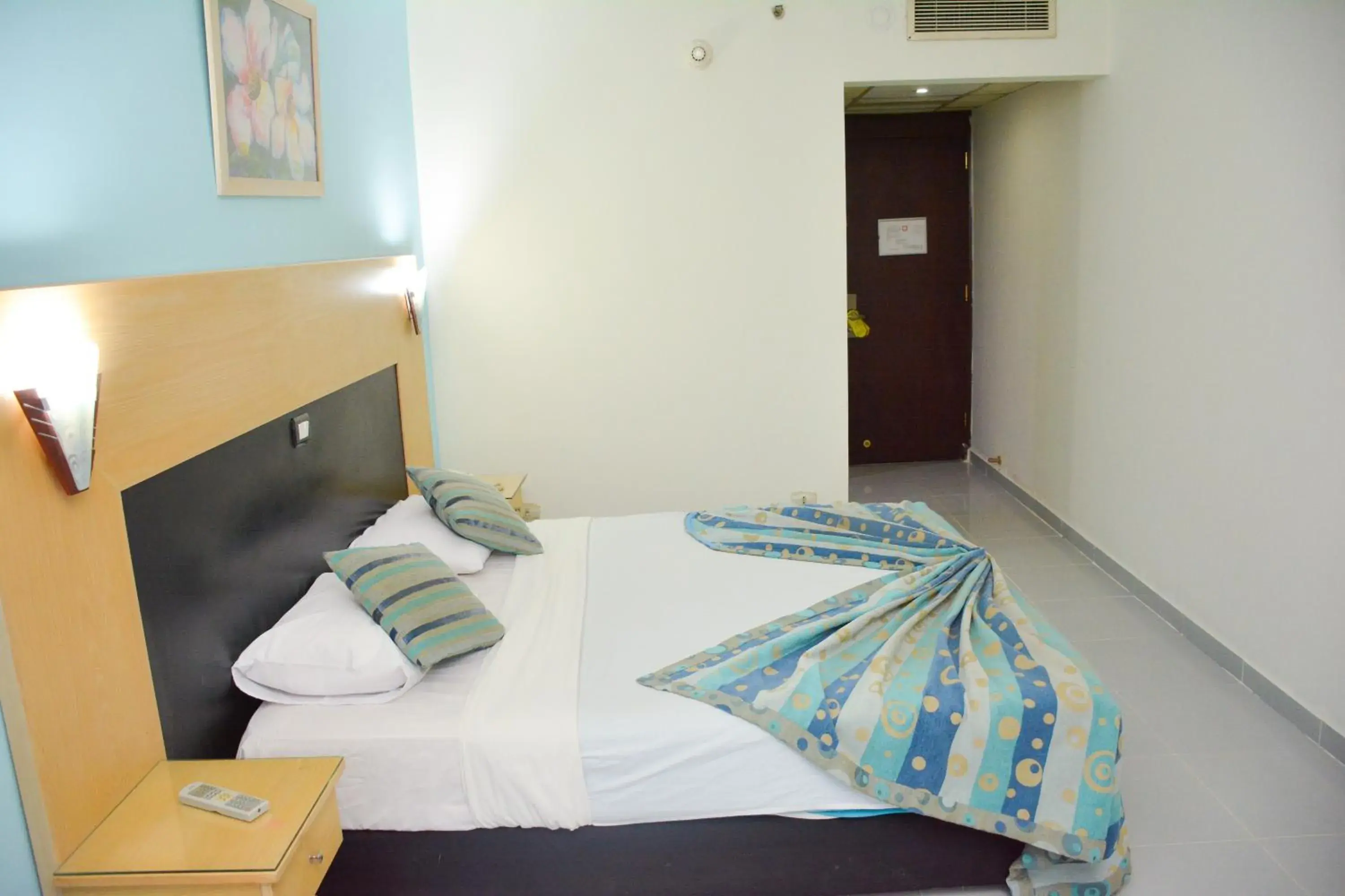 Bed in Aracan Pyramid Hotel Bed in Aracan Pyramid Hotel