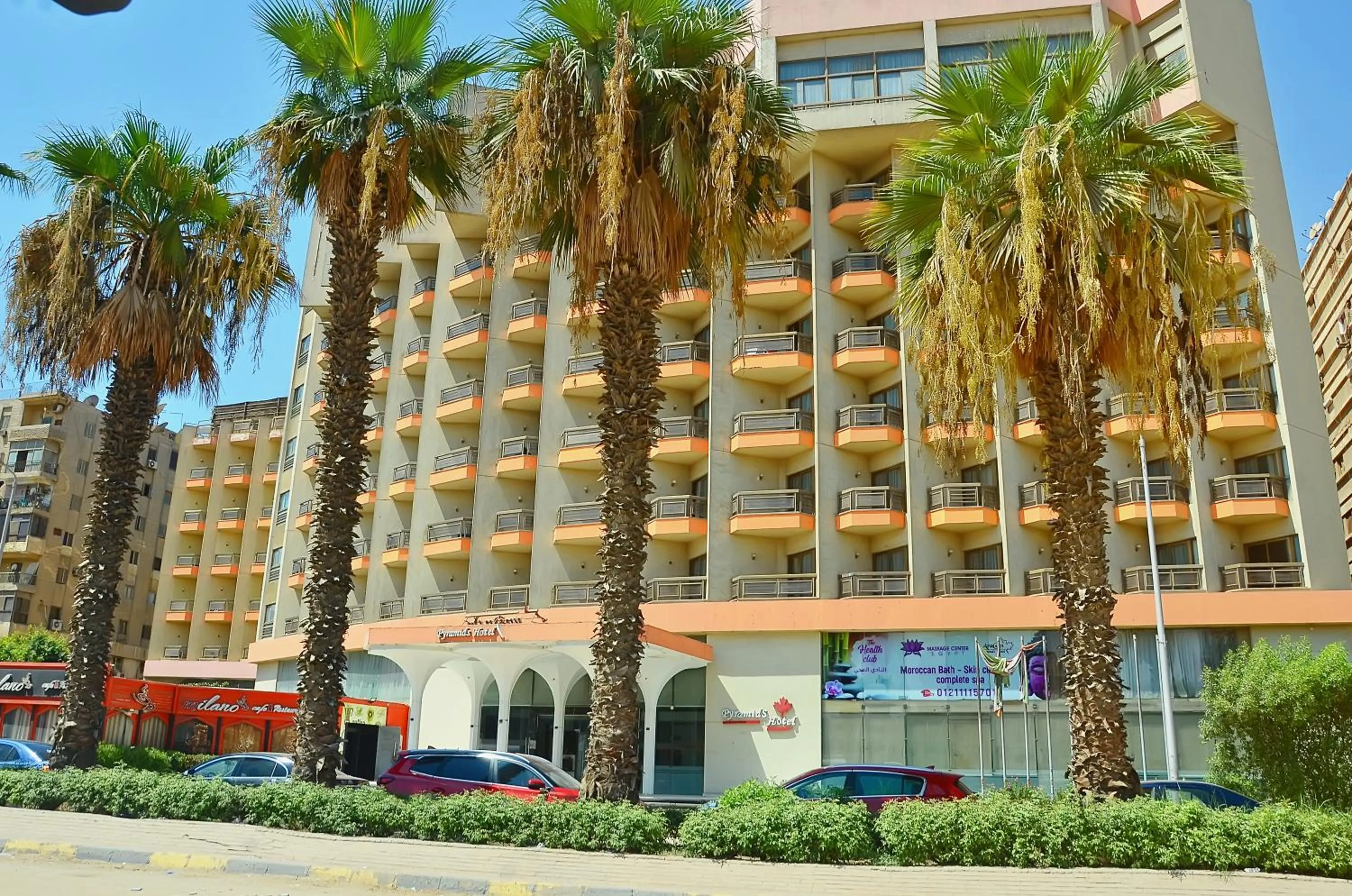 Property building in Aracan Pyramid Hotel