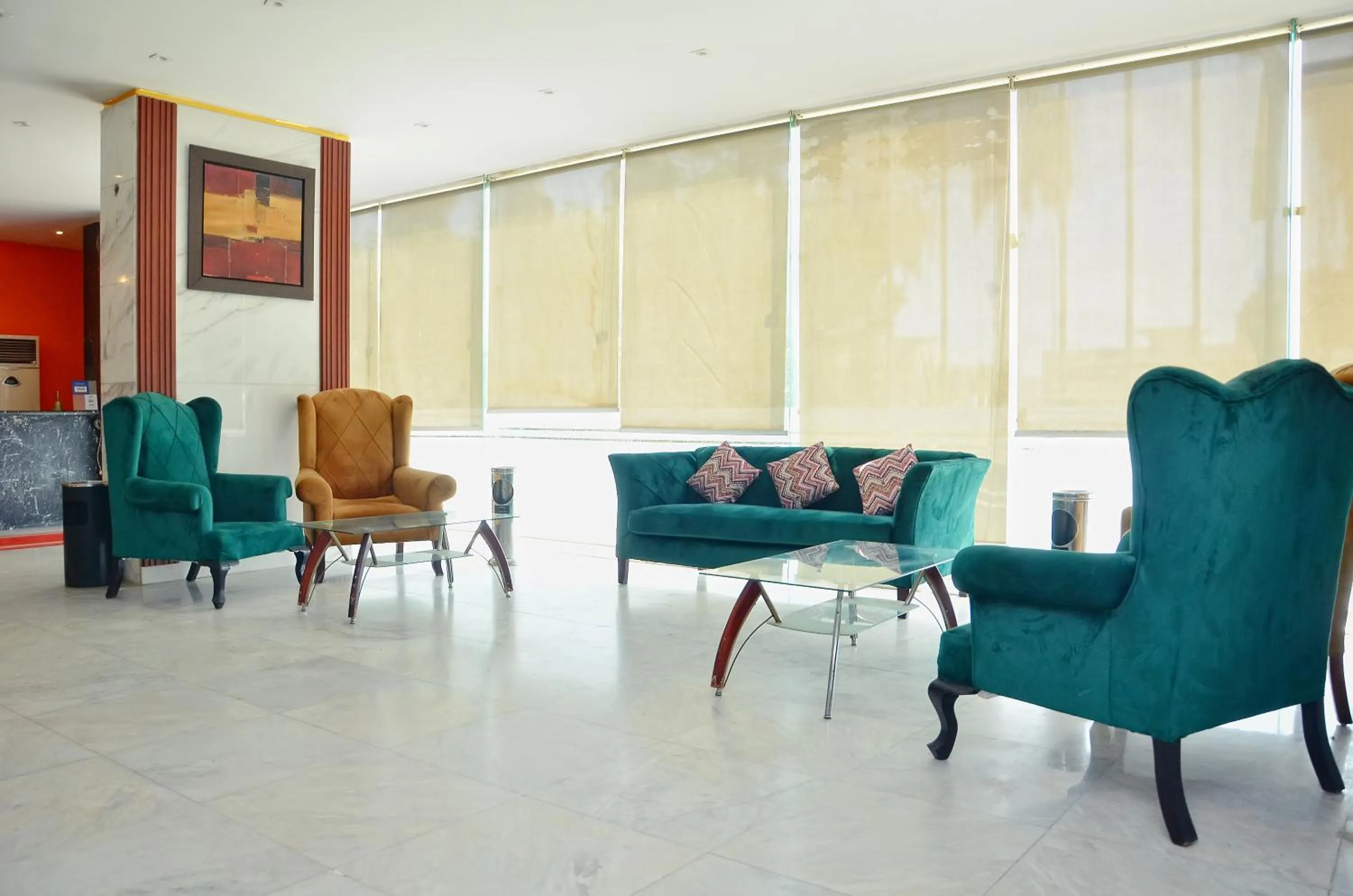 Lobby or reception in Aracan Pyramid Hotel