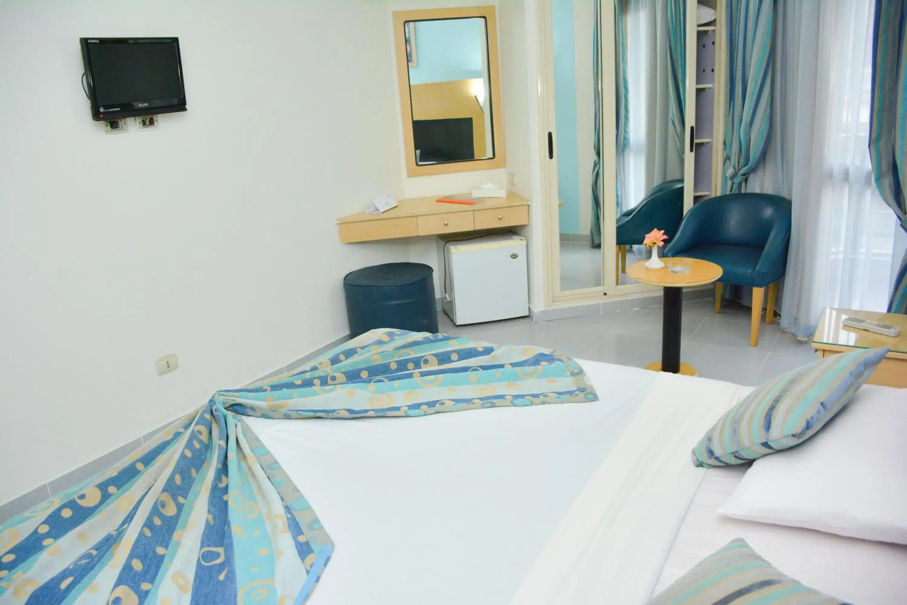 Bed in Aracan Pyramid Hotel Bed in Aracan Pyramid Hotel