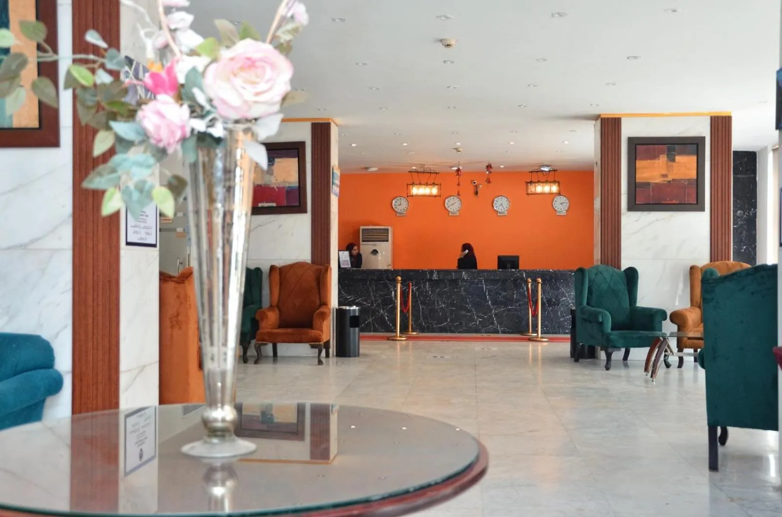Lobby or reception in Aracan Pyramid Hotel