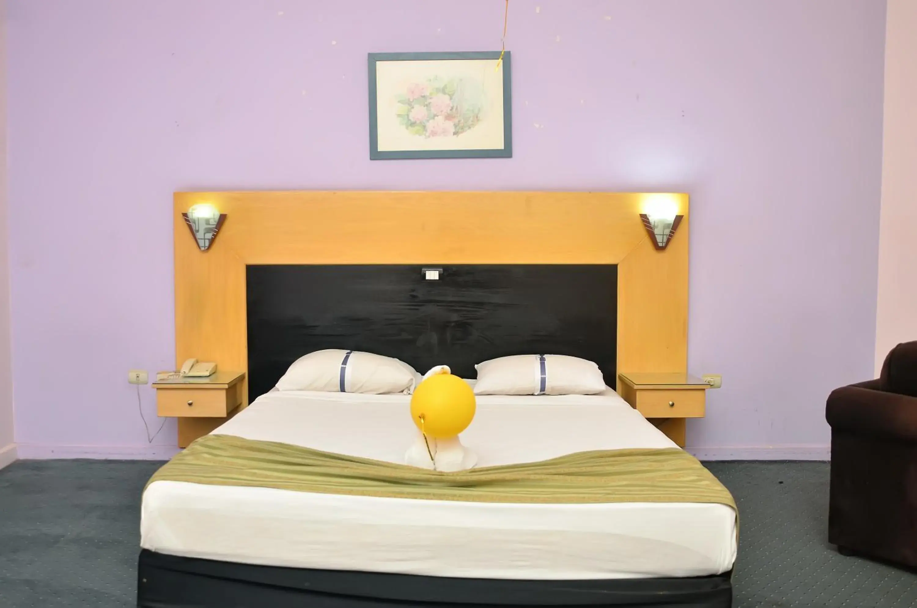 Bed in Aracan Pyramid Hotel Bed in Aracan Pyramid Hotel