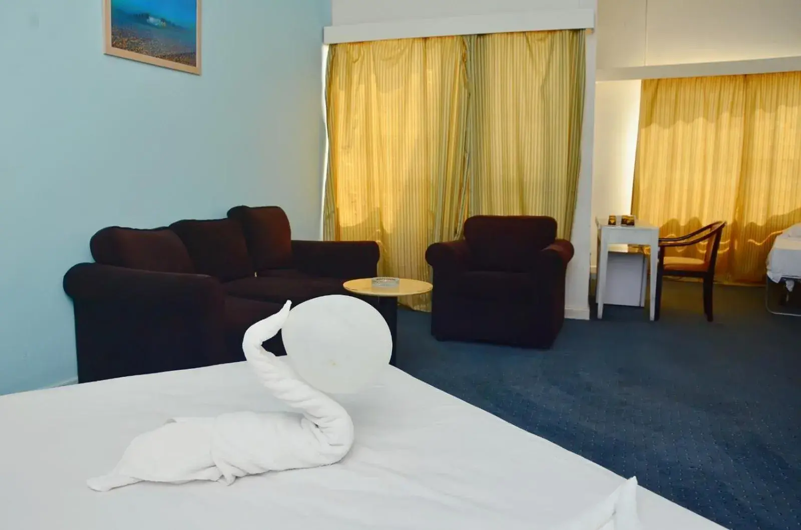 Bed in Aracan Pyramid Hotel Bed in Aracan Pyramid Hotel