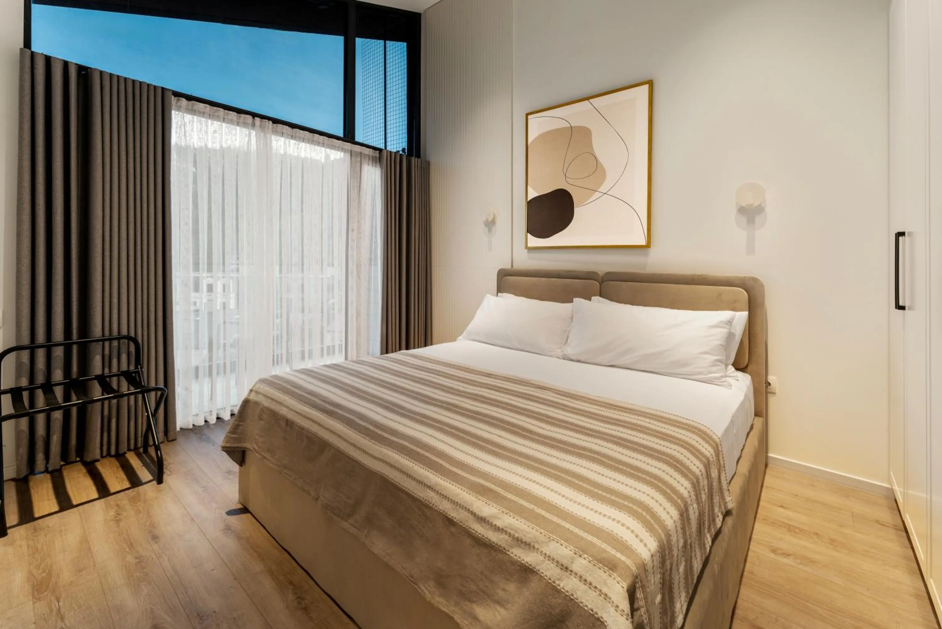 Bed in Solridge Aparthotel