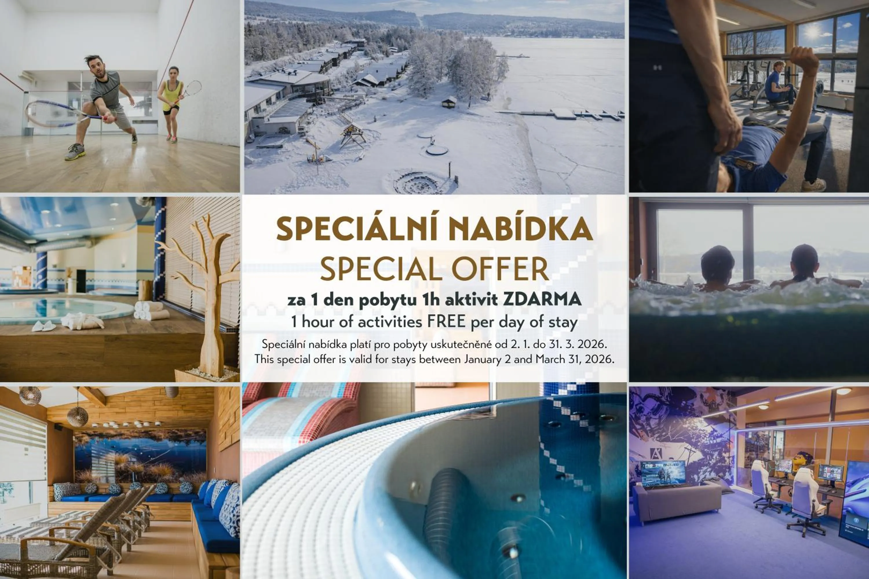 Activities in Amenity Hotel & Resort Lipno