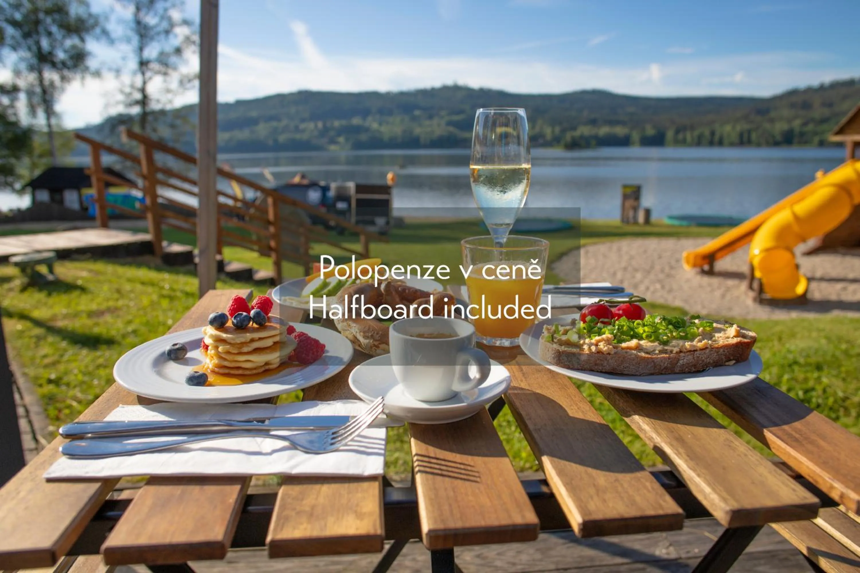 Breakfast in Amenity Hotel & Resort Lipno