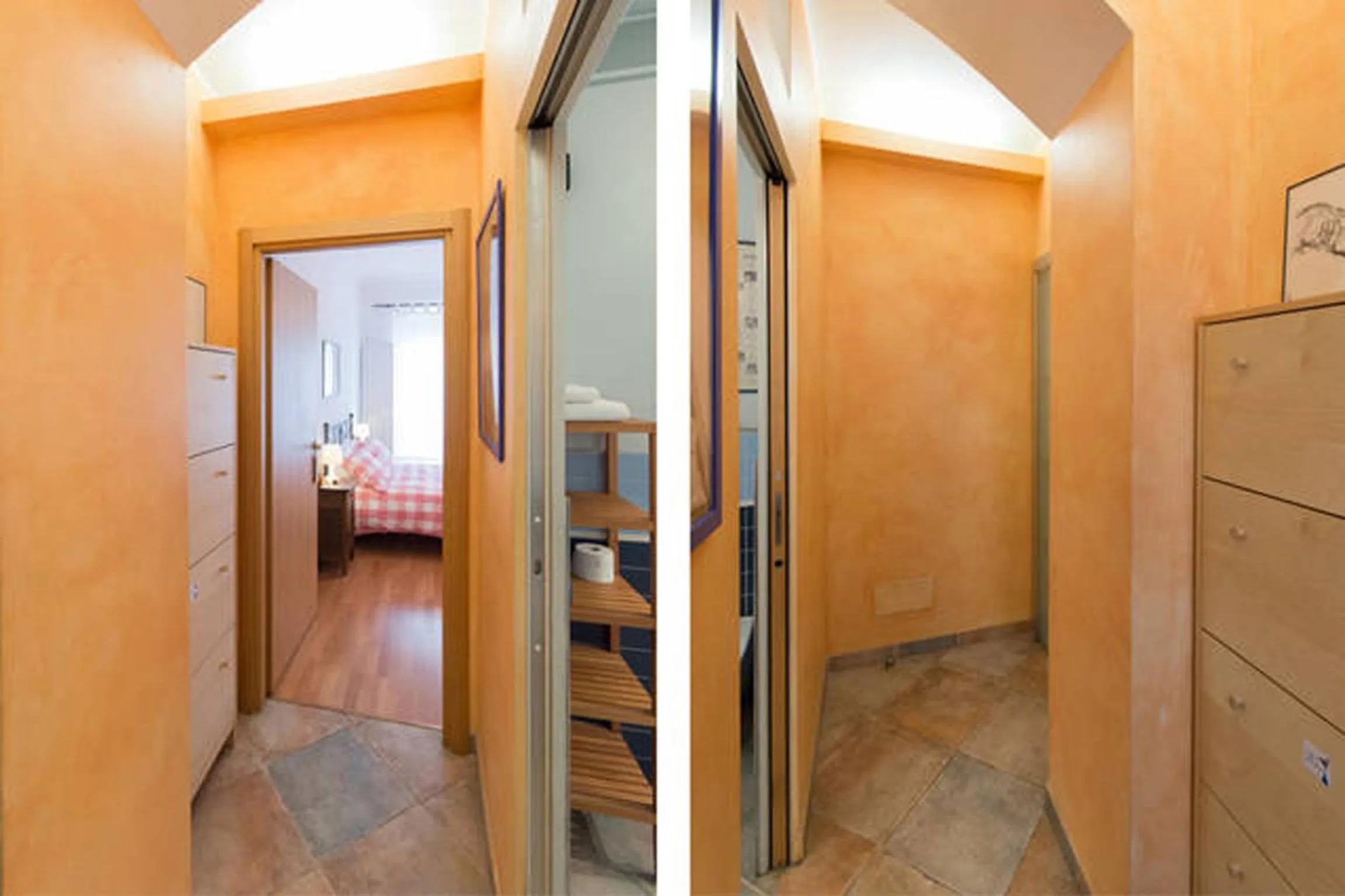 Bathroom, Bed in B&B la casa di Arturo