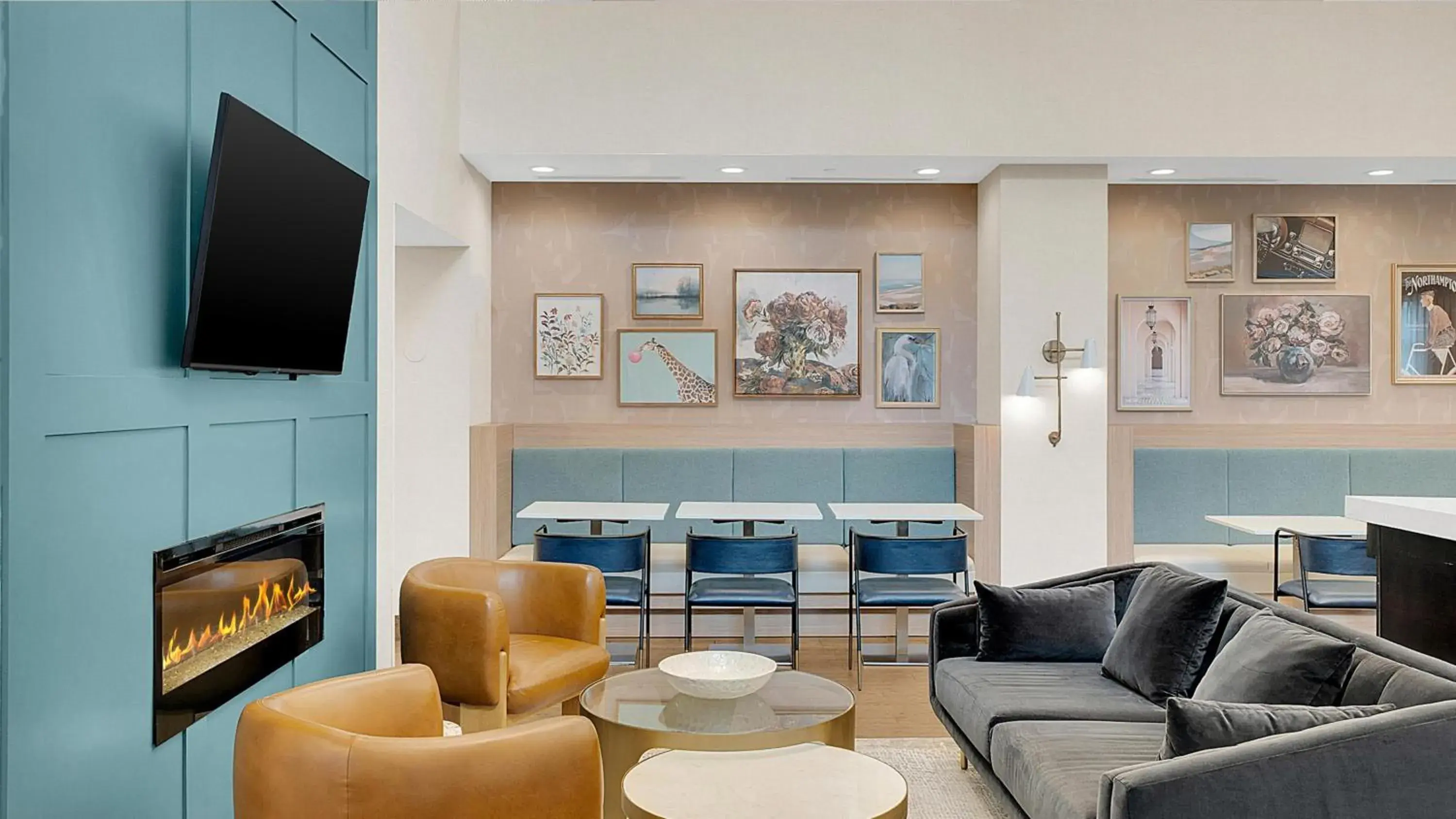 Lobby or reception in Hampton Inn & Suites by Hilton Toronto Markham Lobby or reception in Hampton Inn & Suites by Hilton Toronto Markham