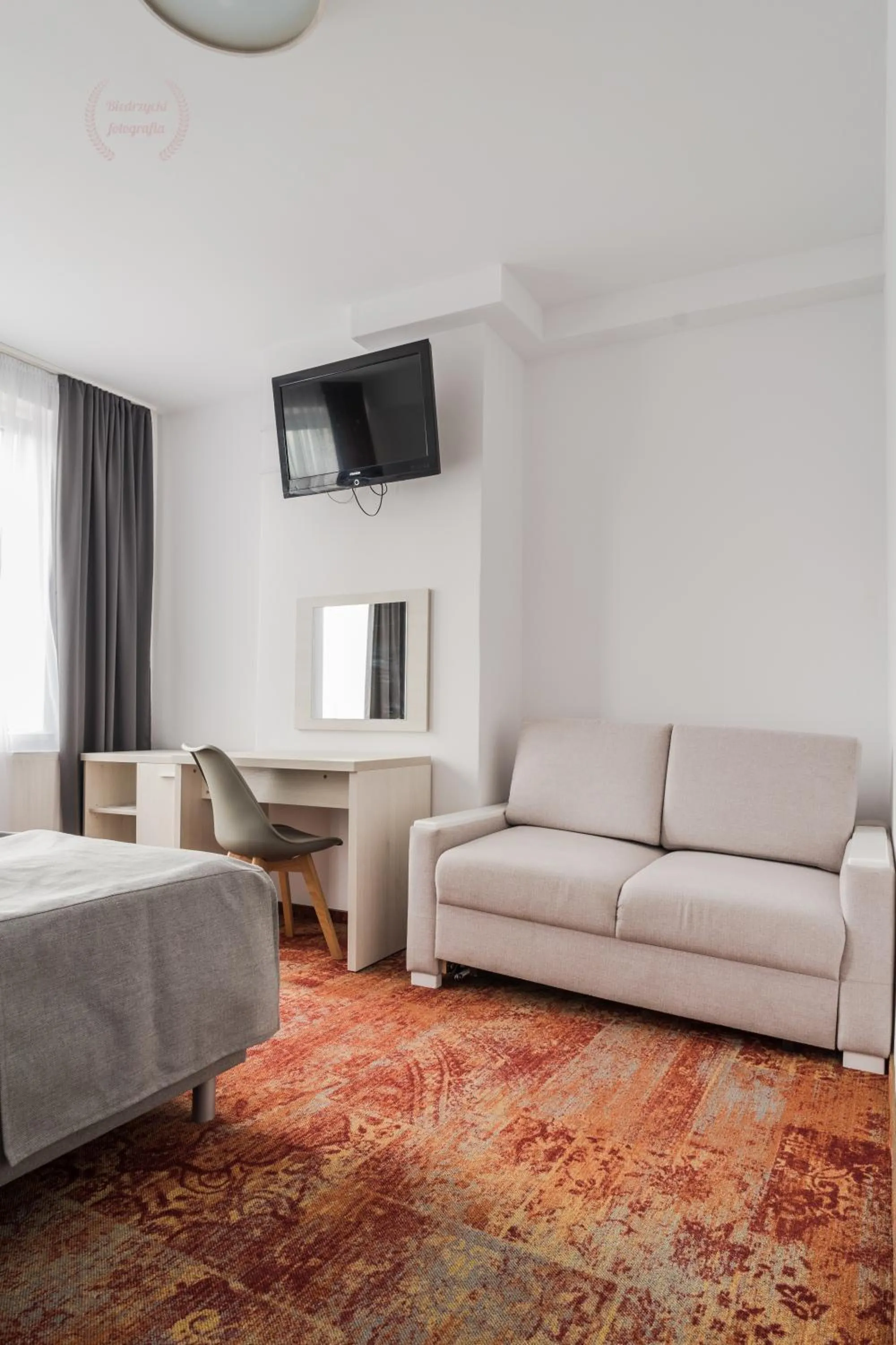 Bed in Hotel Warmia Spa