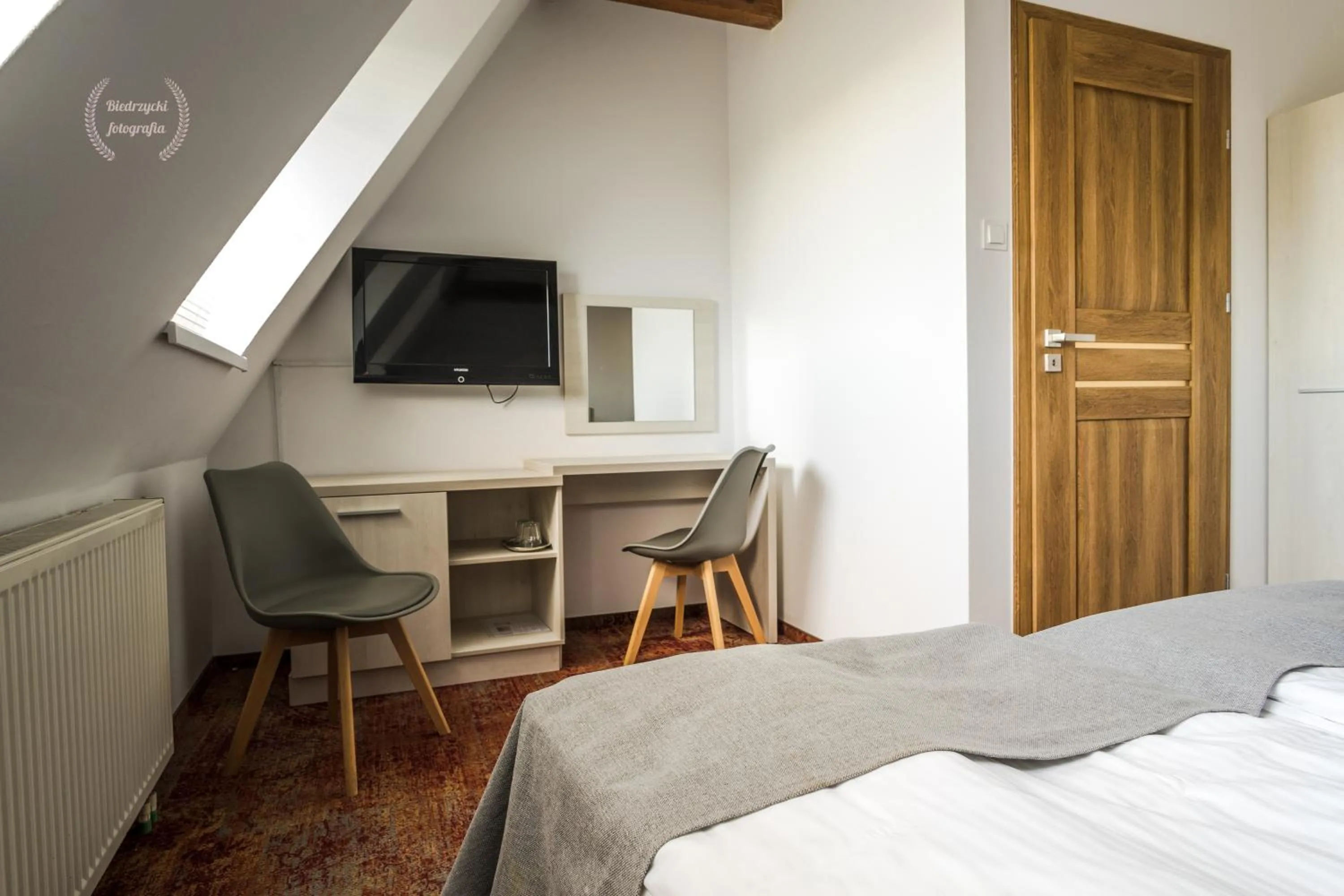 Bed in Hotel Warmia Spa