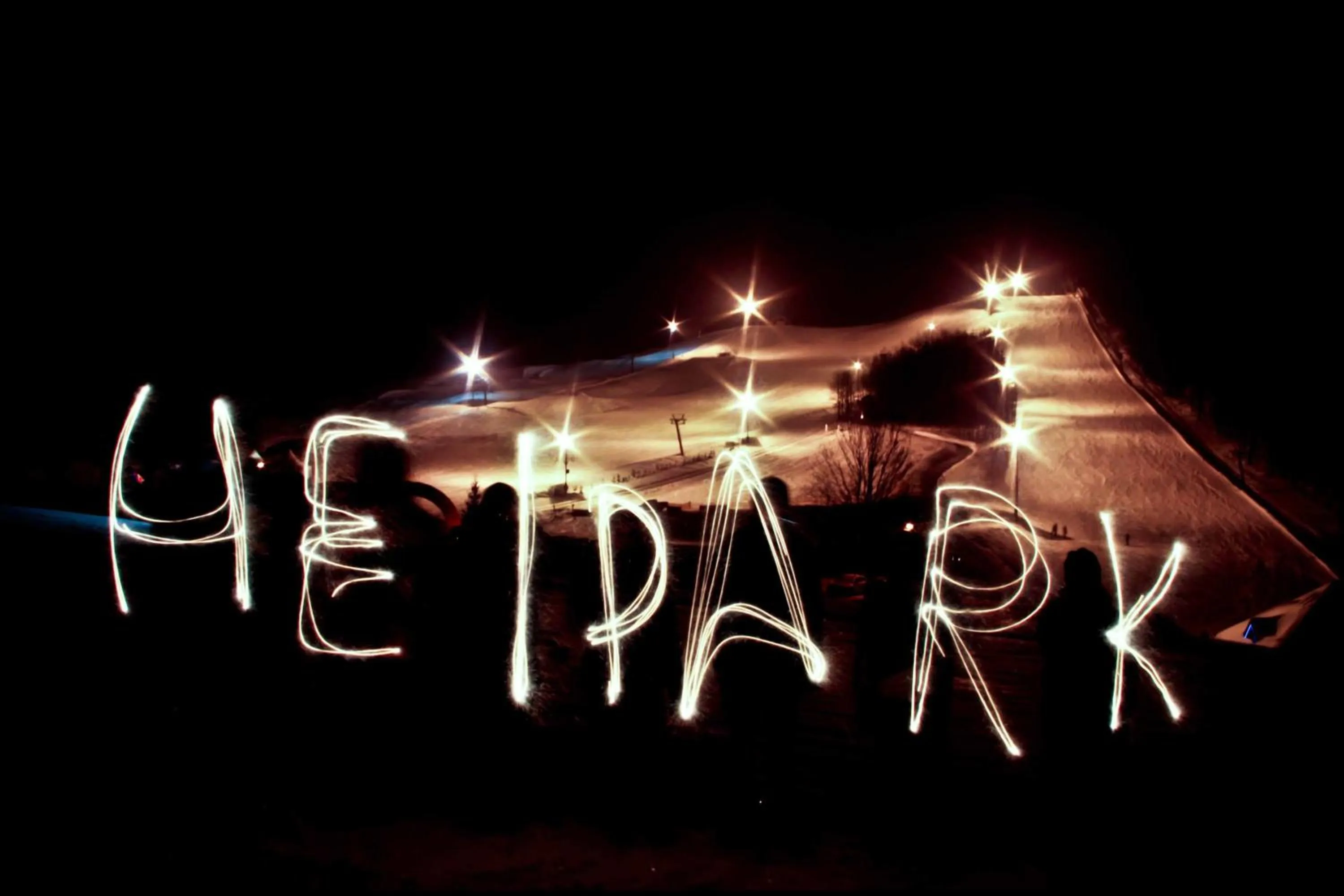 Evening entertainment in Heipark Tošovice