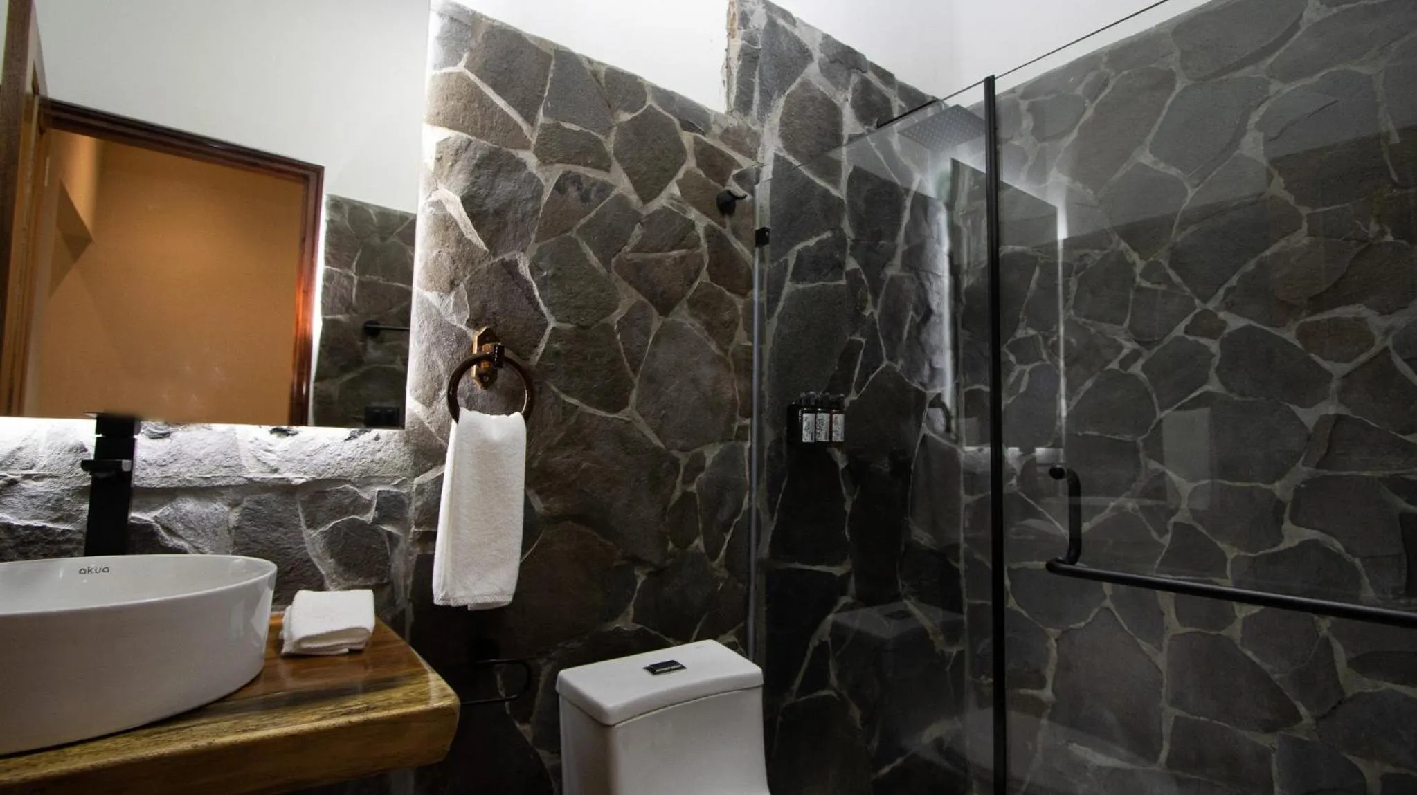 Shower in Hotel Boutique Los Abetos