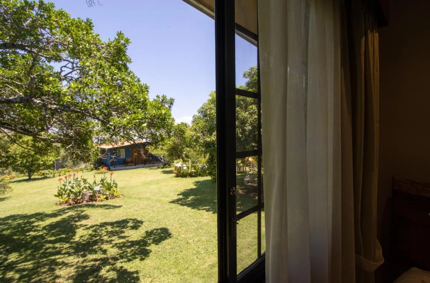 Garden view in Hotel Boutique Los Abetos