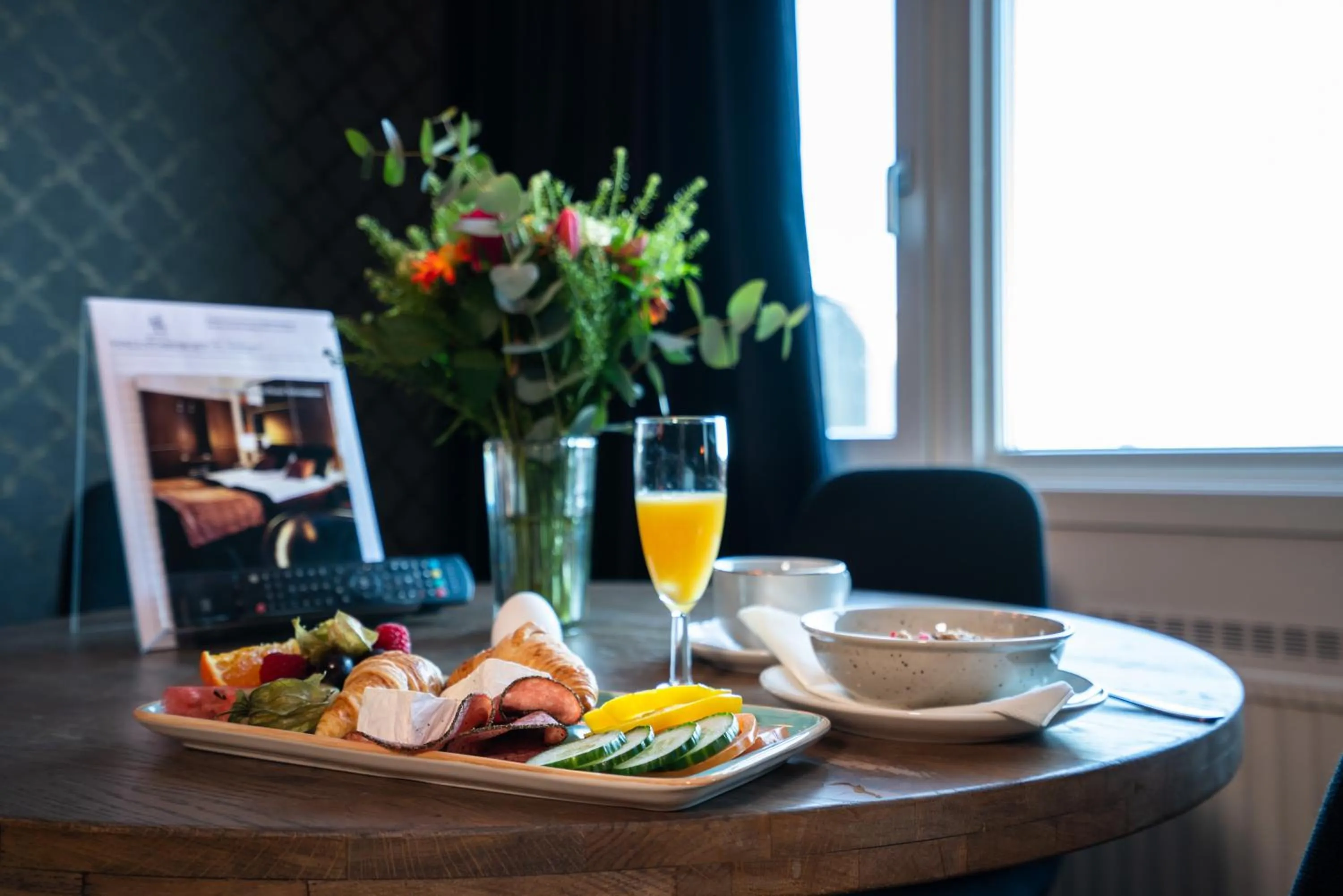 Bedroom in Hotell Hallstaberget
