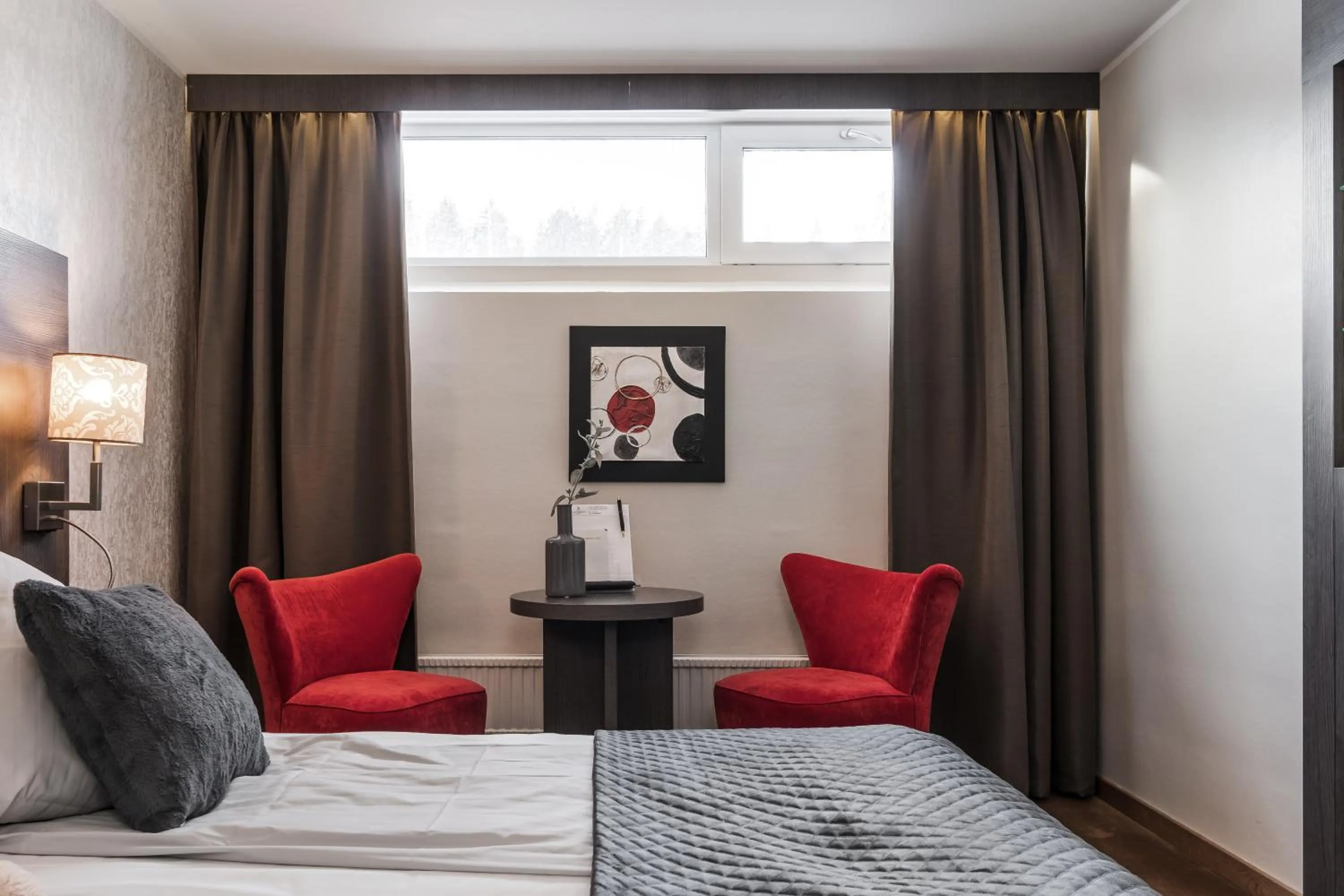 Bed in Hotell Hallstaberget