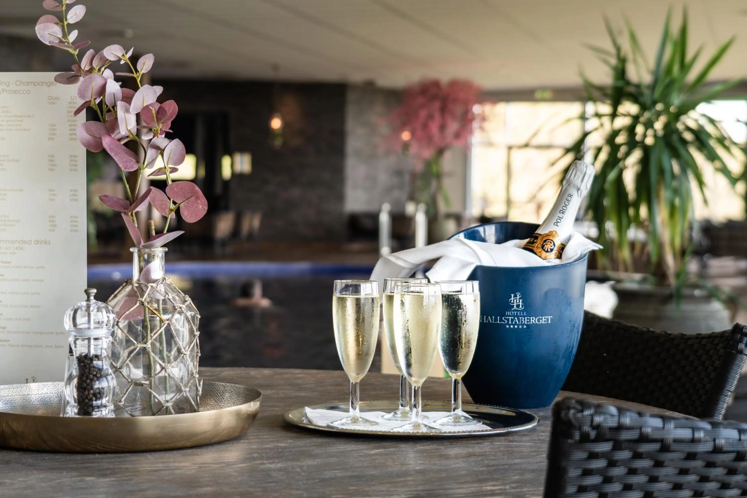 Drinks in Hotell Hallstaberget